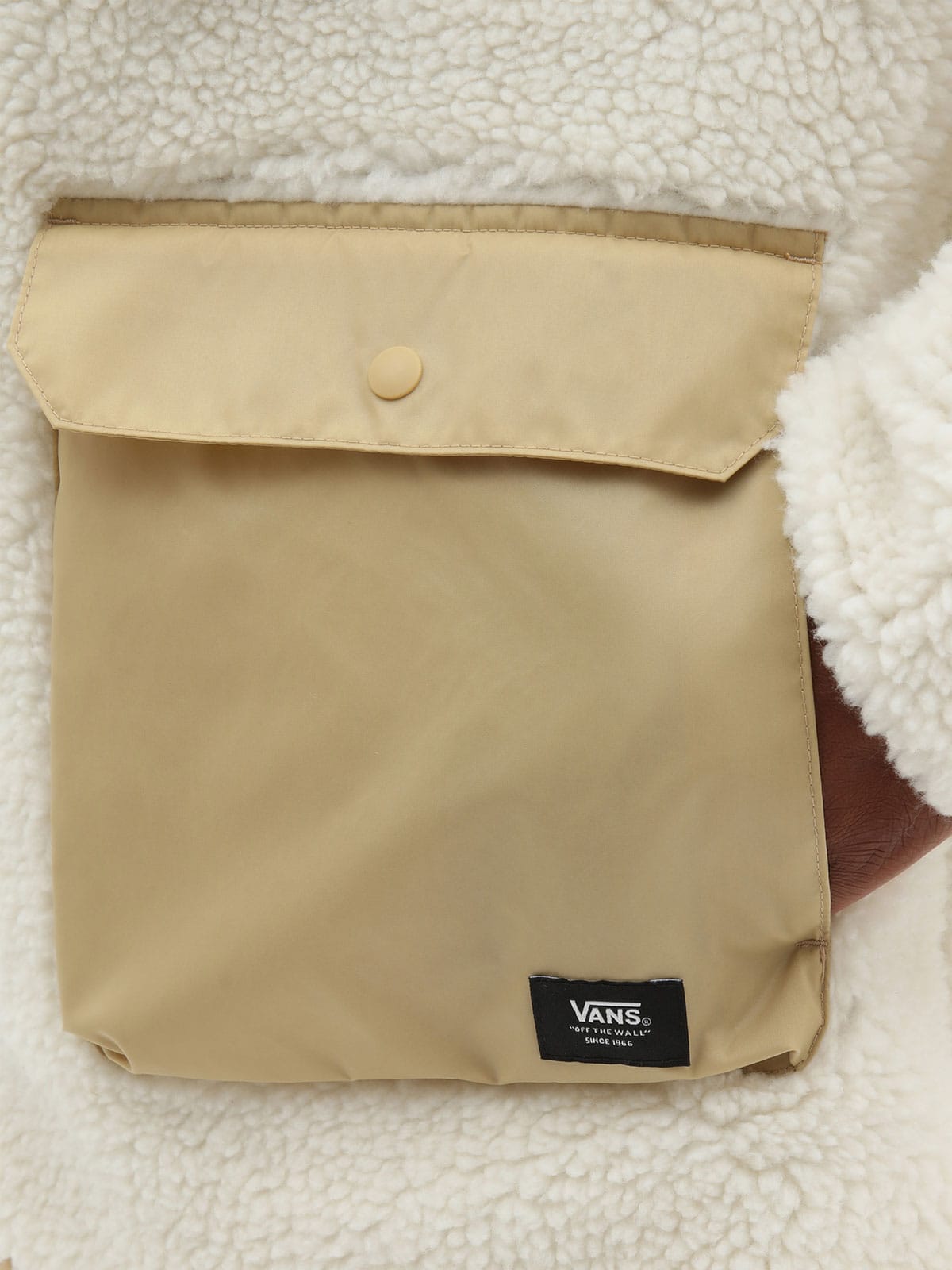 Collarless Sherpa Jacket L