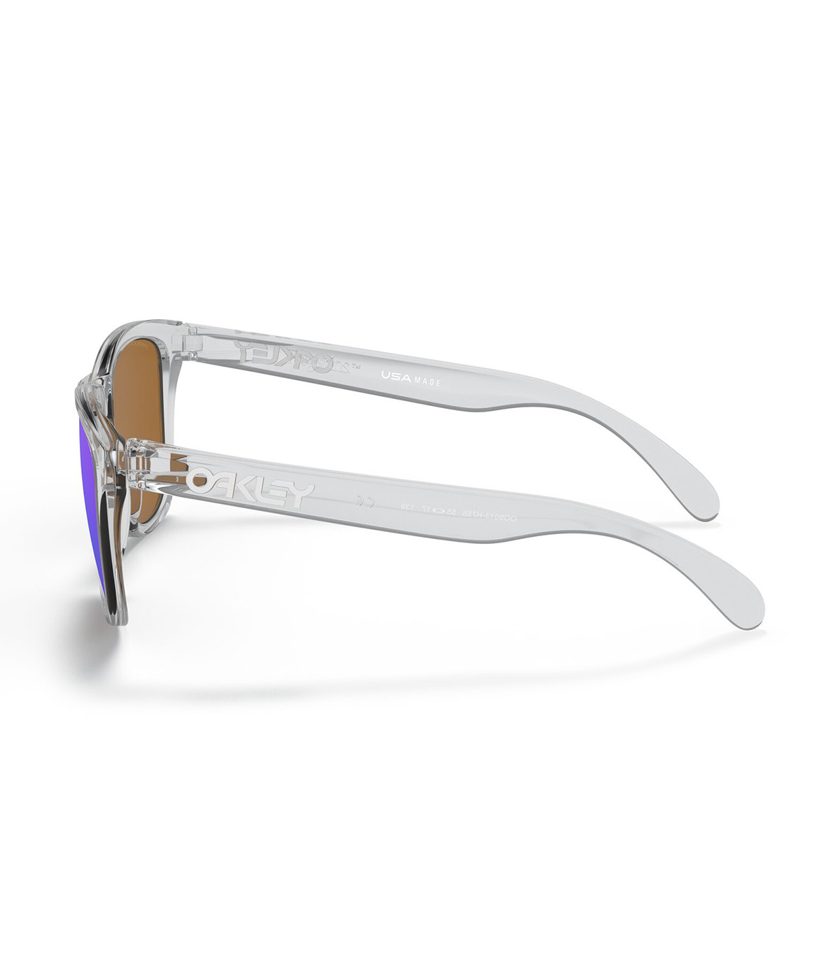 オークリー　フロッグスキン9245 96 CLEAR/PRIZM VIOLET OAKLEYフロッグスキン9245 96 CLEAR /PRIZM VIOLET - メルカリ