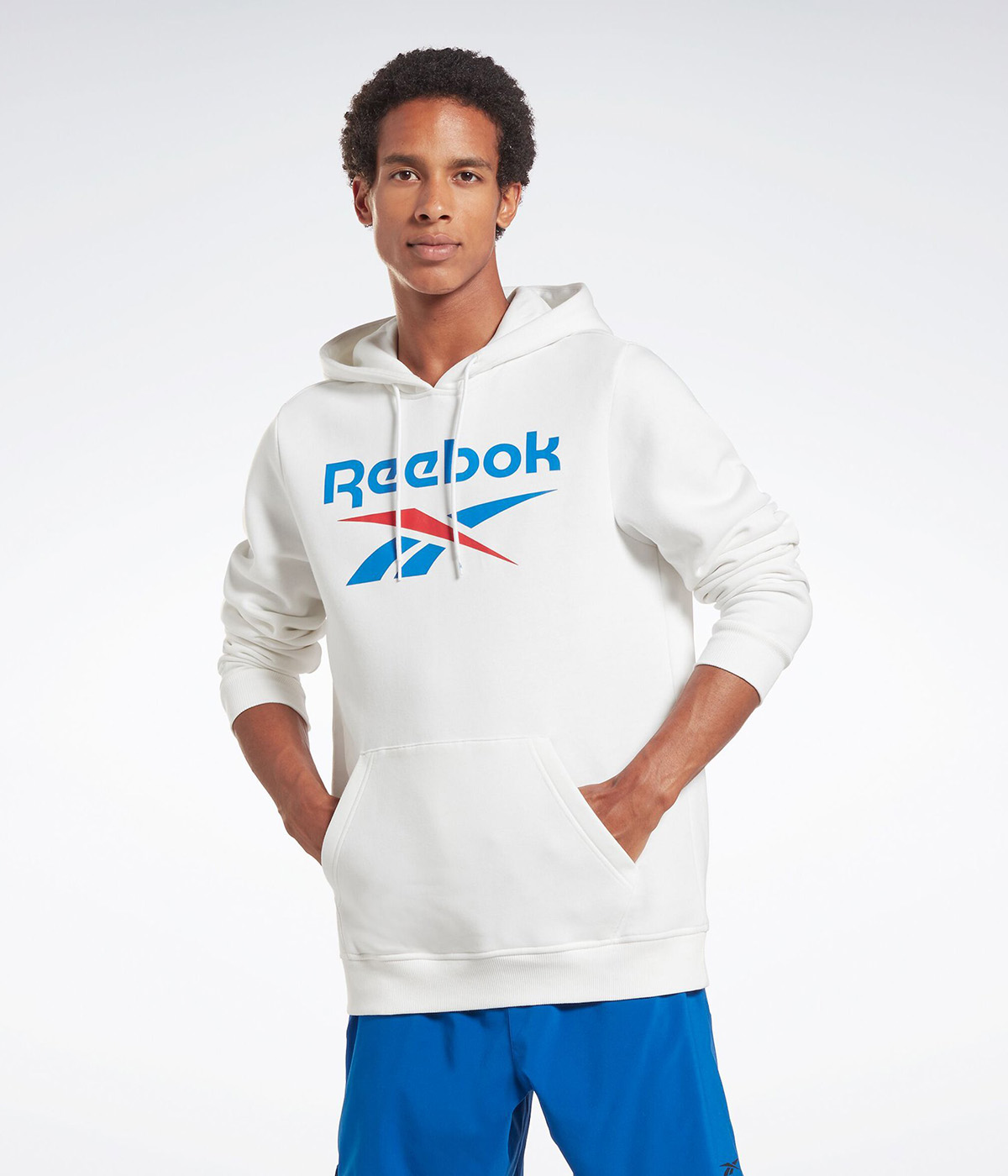 Reebok Hoodie Big Logo White