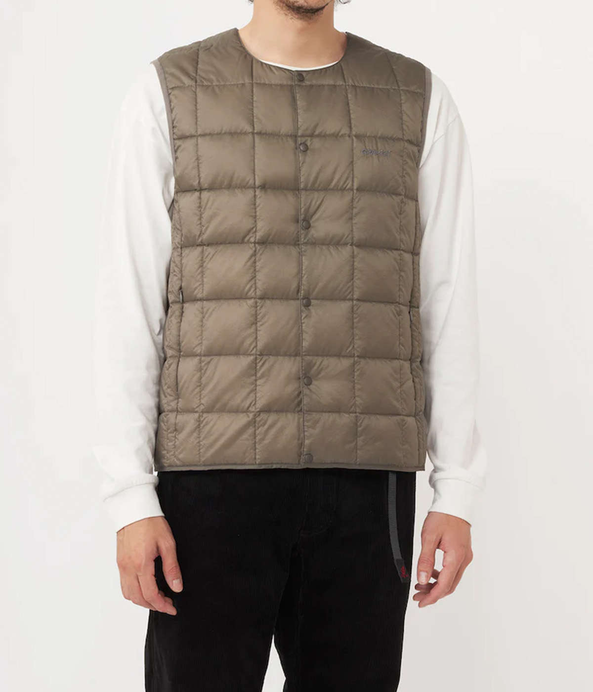 Gramicci - Vest Inner Down - Stone Grey - XL