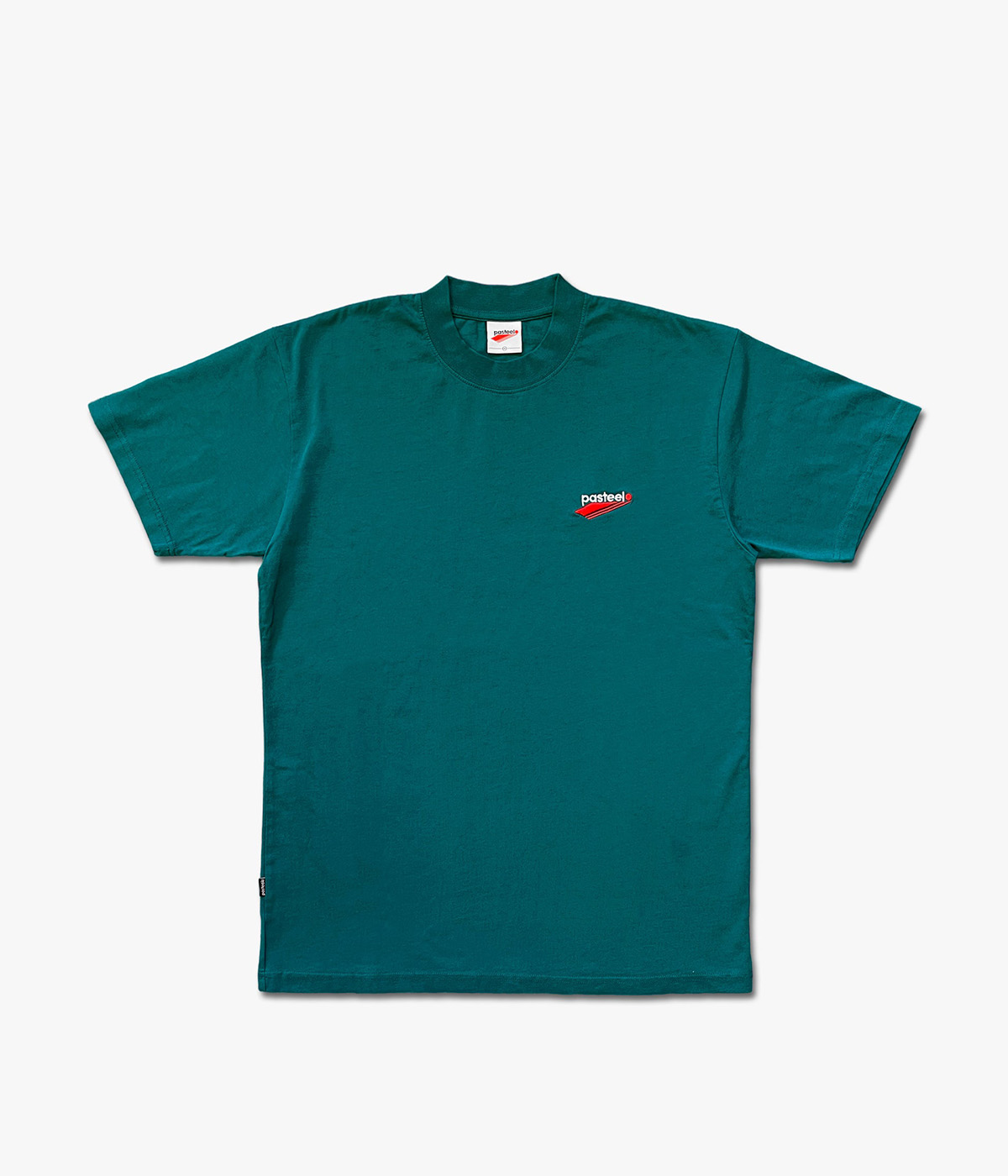 Pasteelo - T-shirt Embroidered O.G. - Dark Teal - L