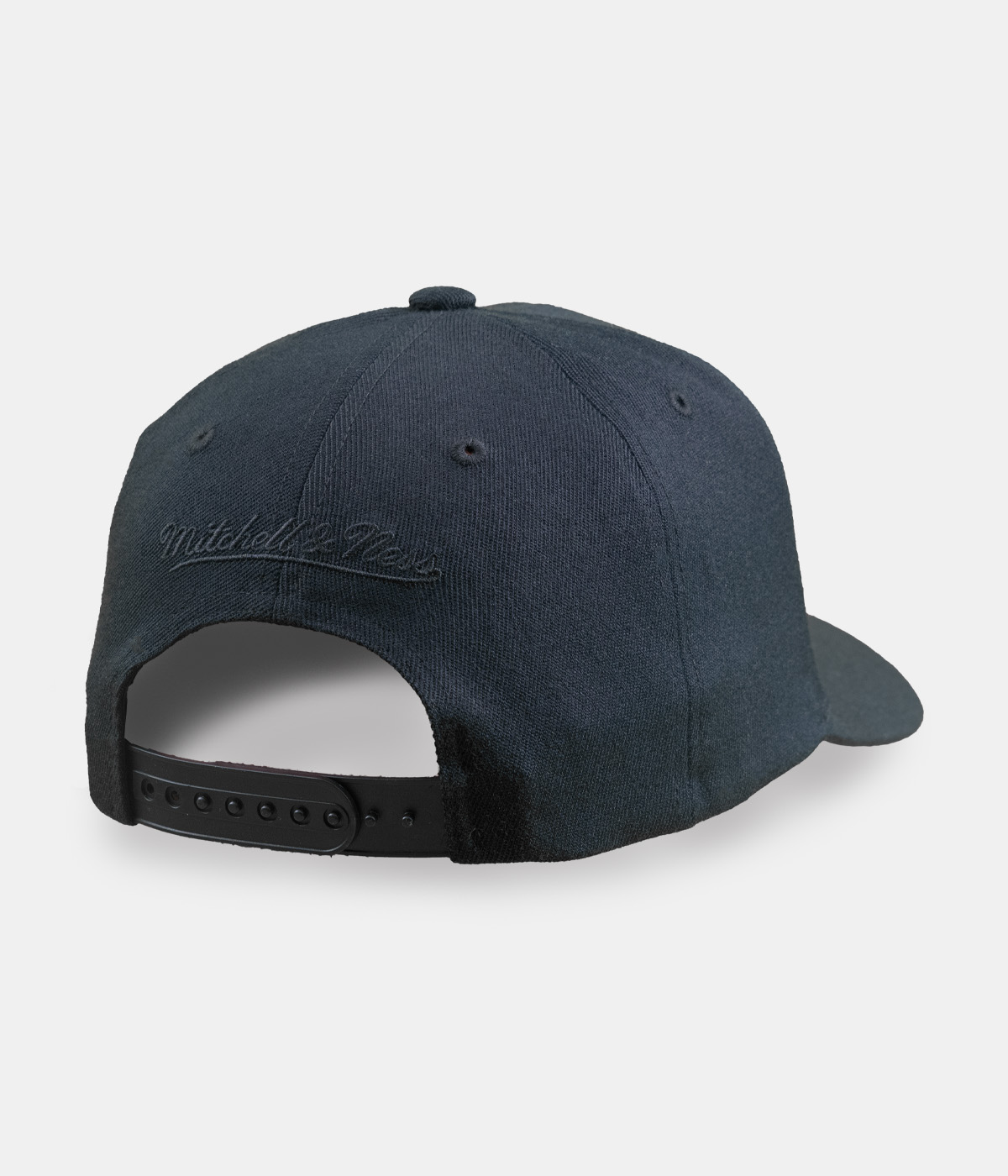 Mitchell Ness Cap Black Out Arch Classic Red Snapback Los Angeles Lakers Black