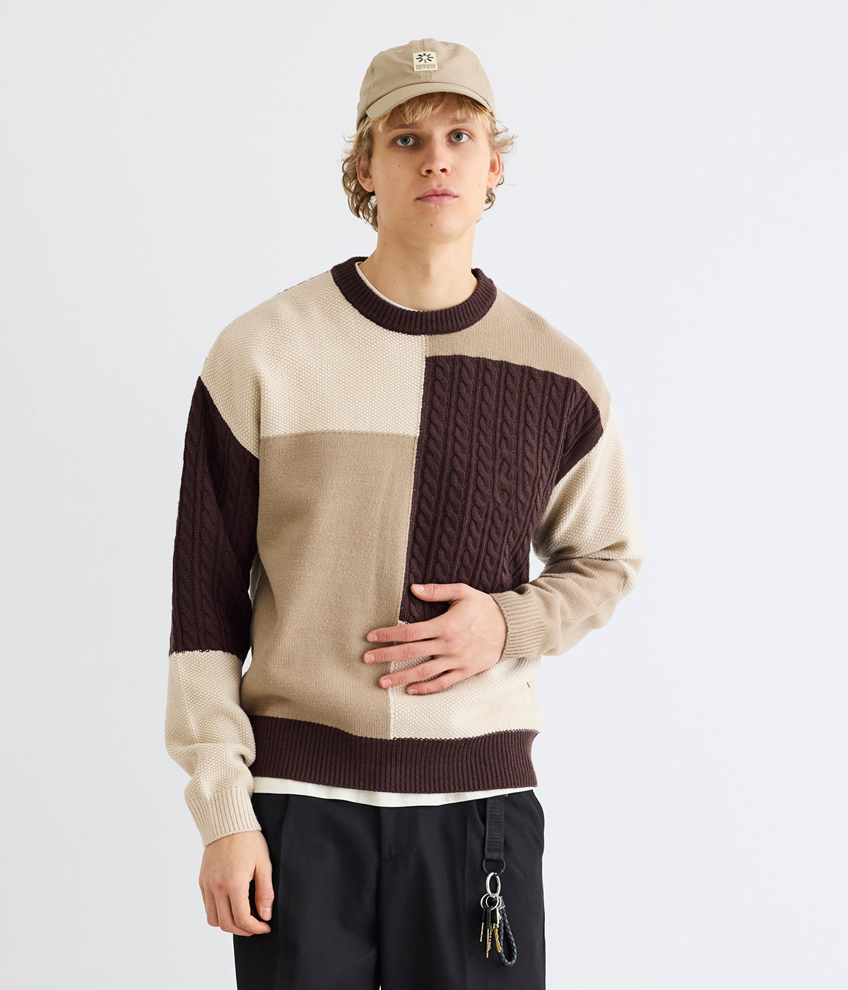 Woodbird - Knit Kurt Patch - Brown - L