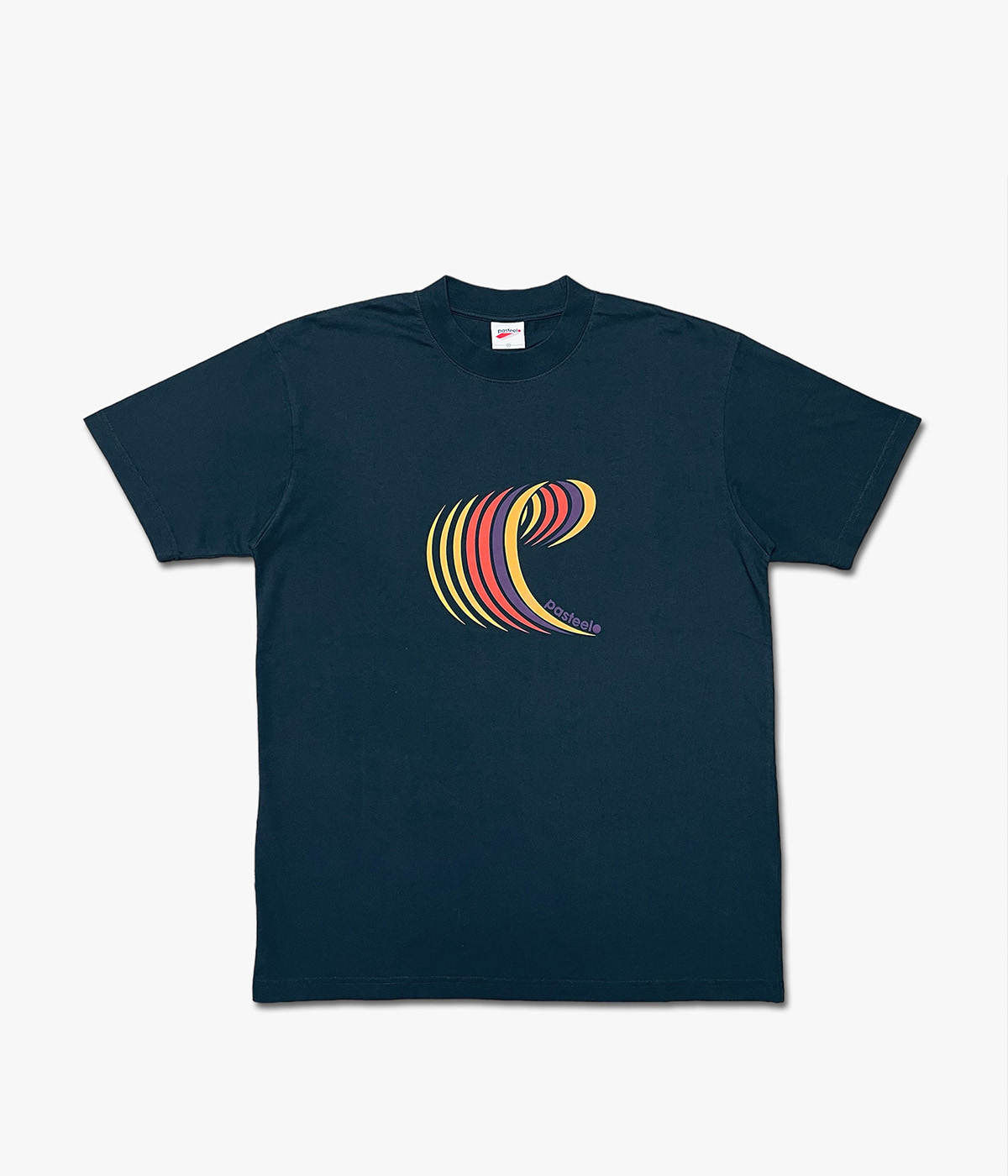 Pasteelo - T-shirt Wave - Navy - L