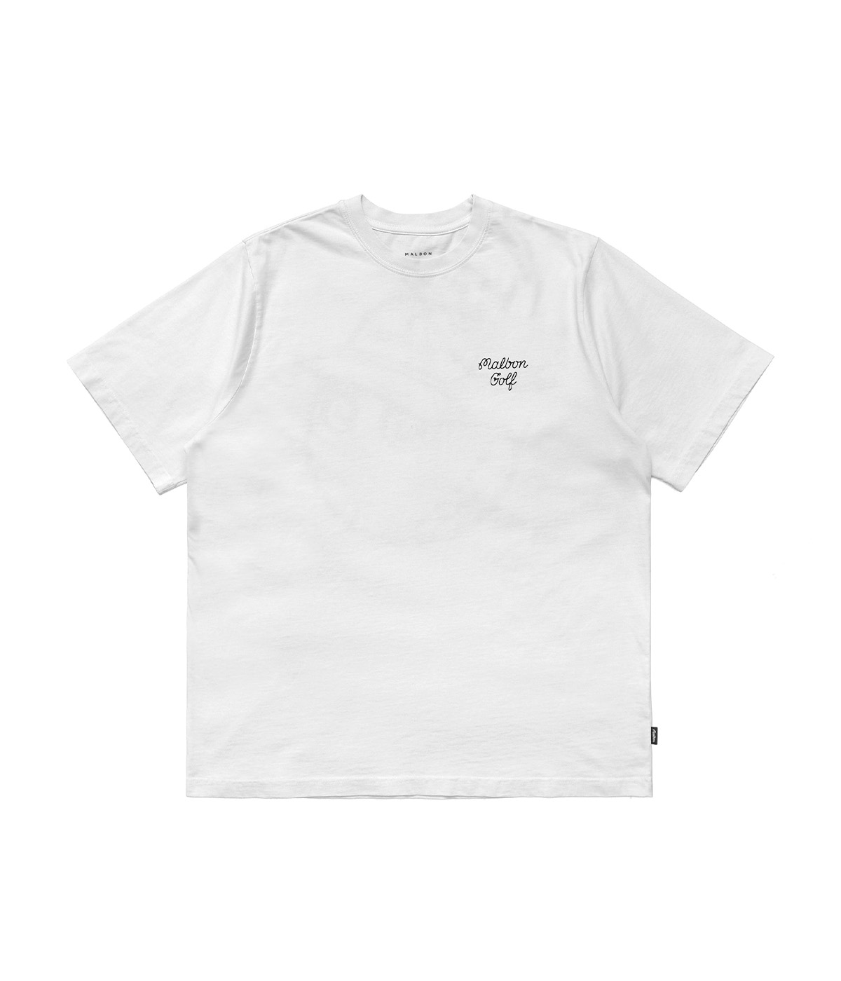 Malbon Golf T-shirt M Script Blur White