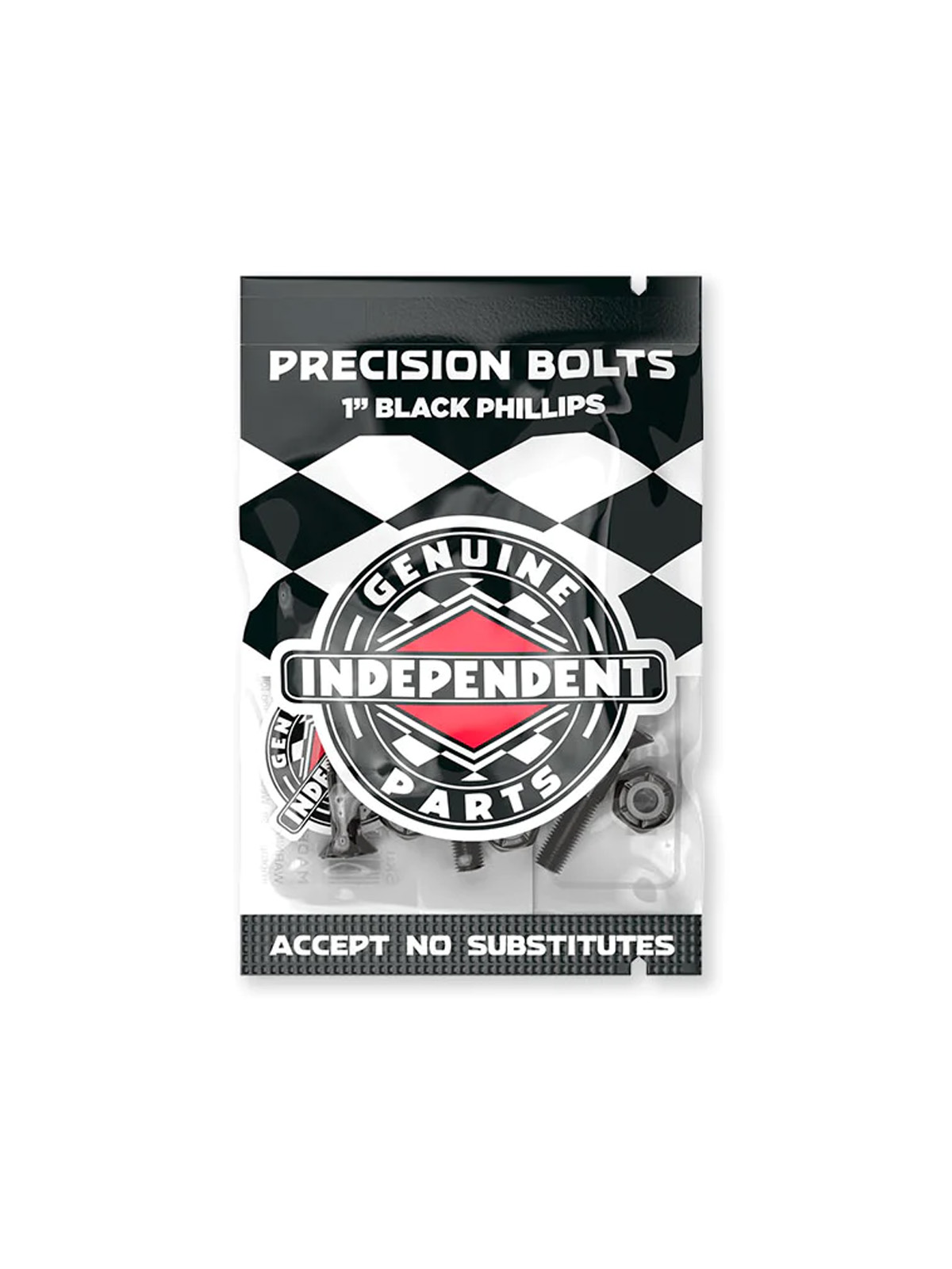 Independent Trucks - Bultar Indy Bolts Phillips Black 1" - Black - 1"