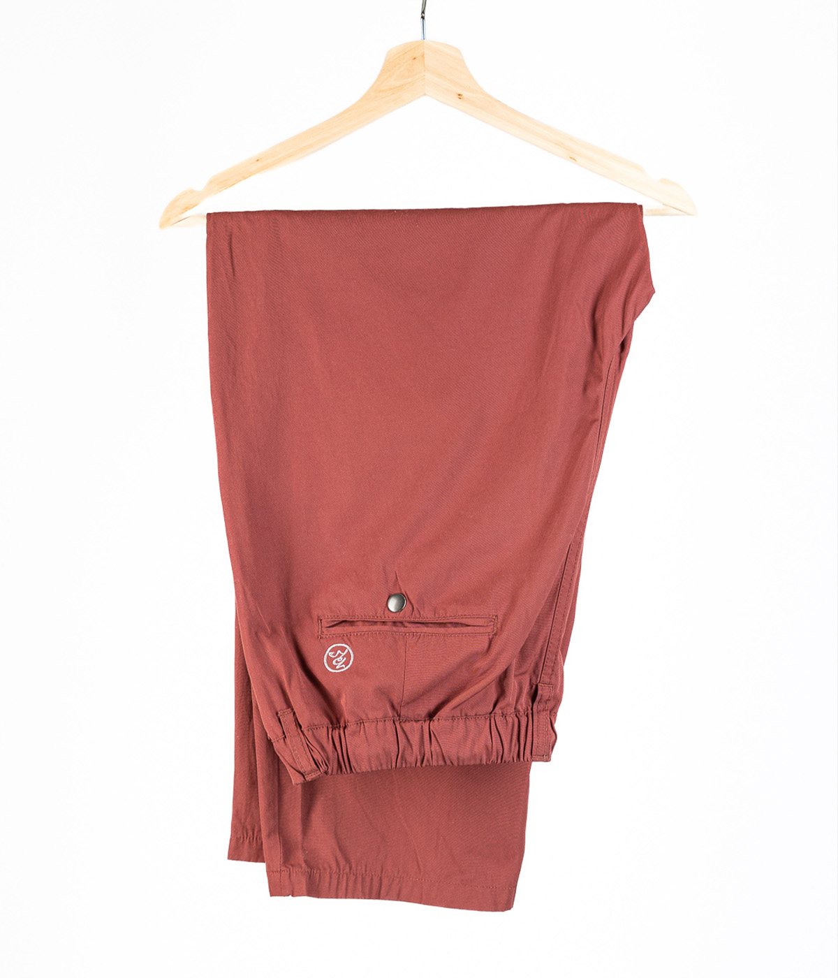 Vintage - Evisen - Pin Tuck Easy Pants - Burgundy - L