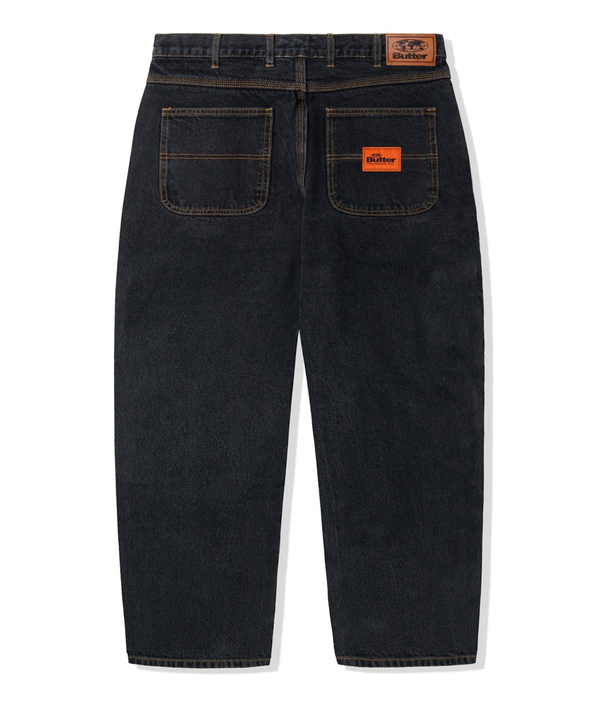 Wide Cut Denim Jeans, Washed Black – Butter Goods USA