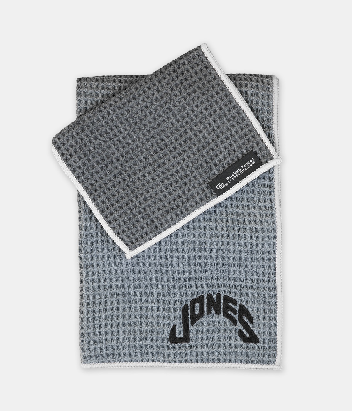 Jones Sports Co. - Tour Towel - Grey/Black. - One Size