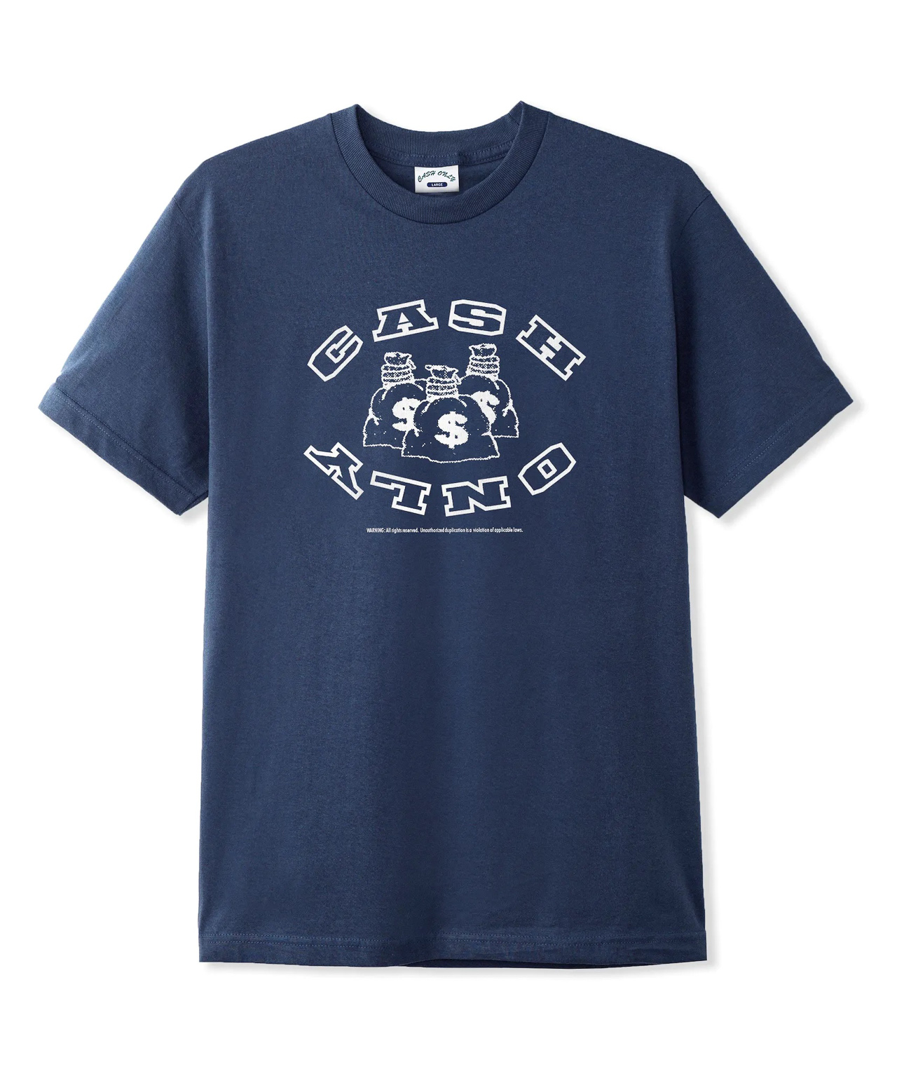 Cash Only - T-skjorte Money Bag - Denim - S