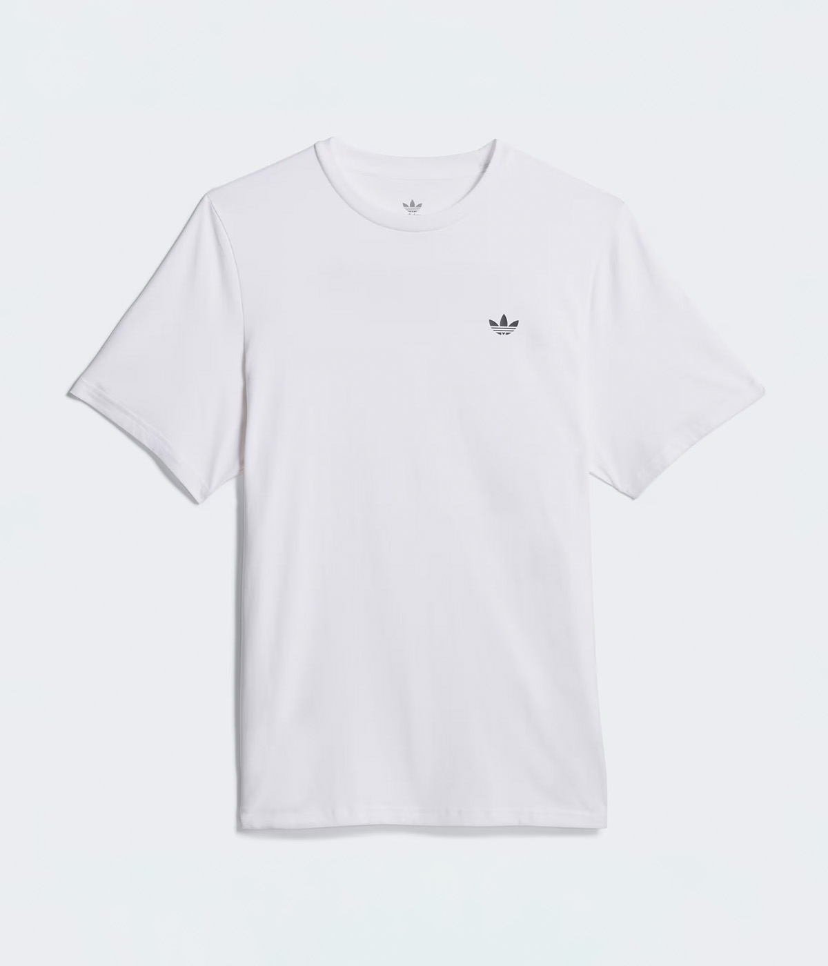 Tシャツ・カットソー adidas skate tee white IX9022 Adidas Skateboarding 4.0 Logo T Shirt - White/Teal | SkateHut