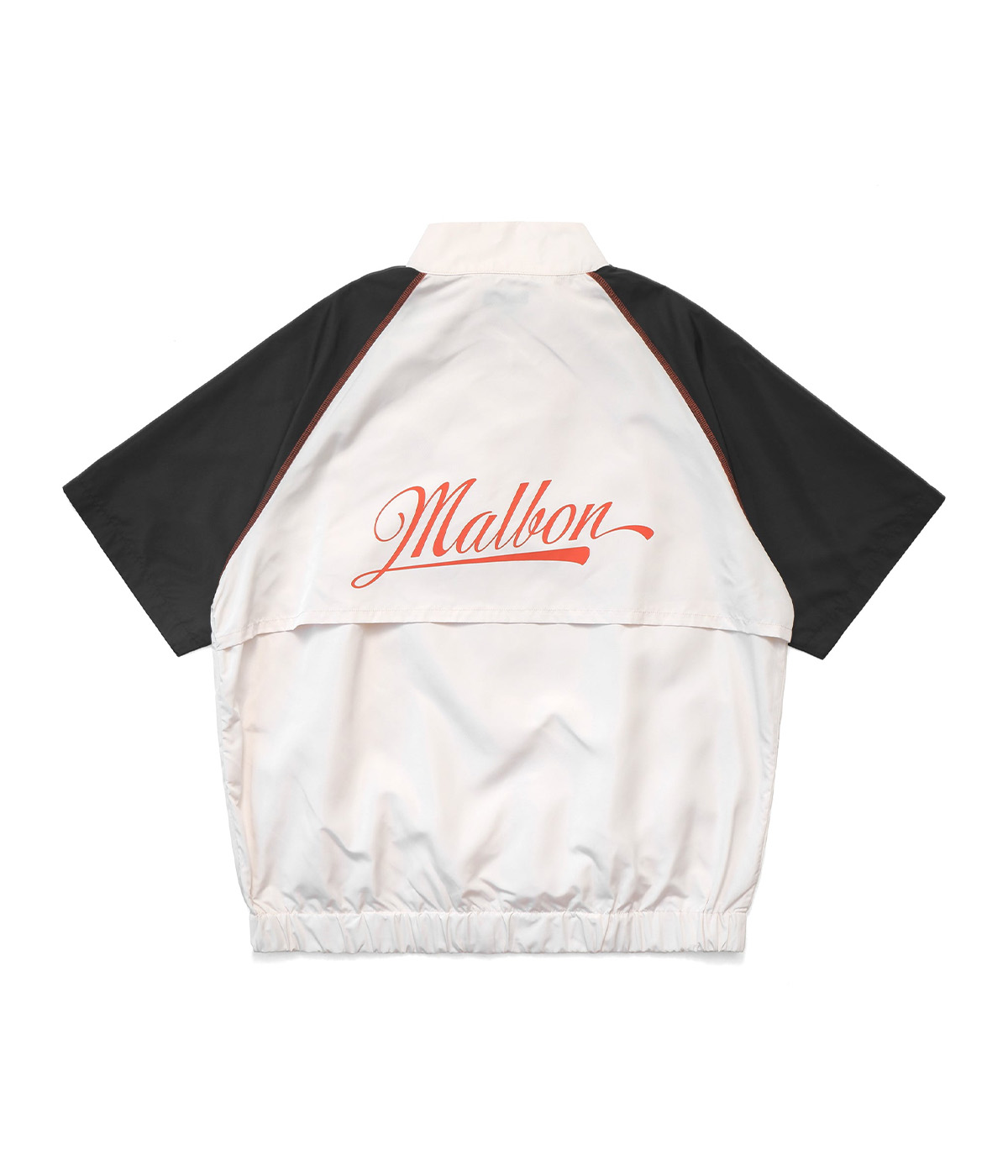 Malbon Golf Windshirt Wyatt Tofu/Onyx