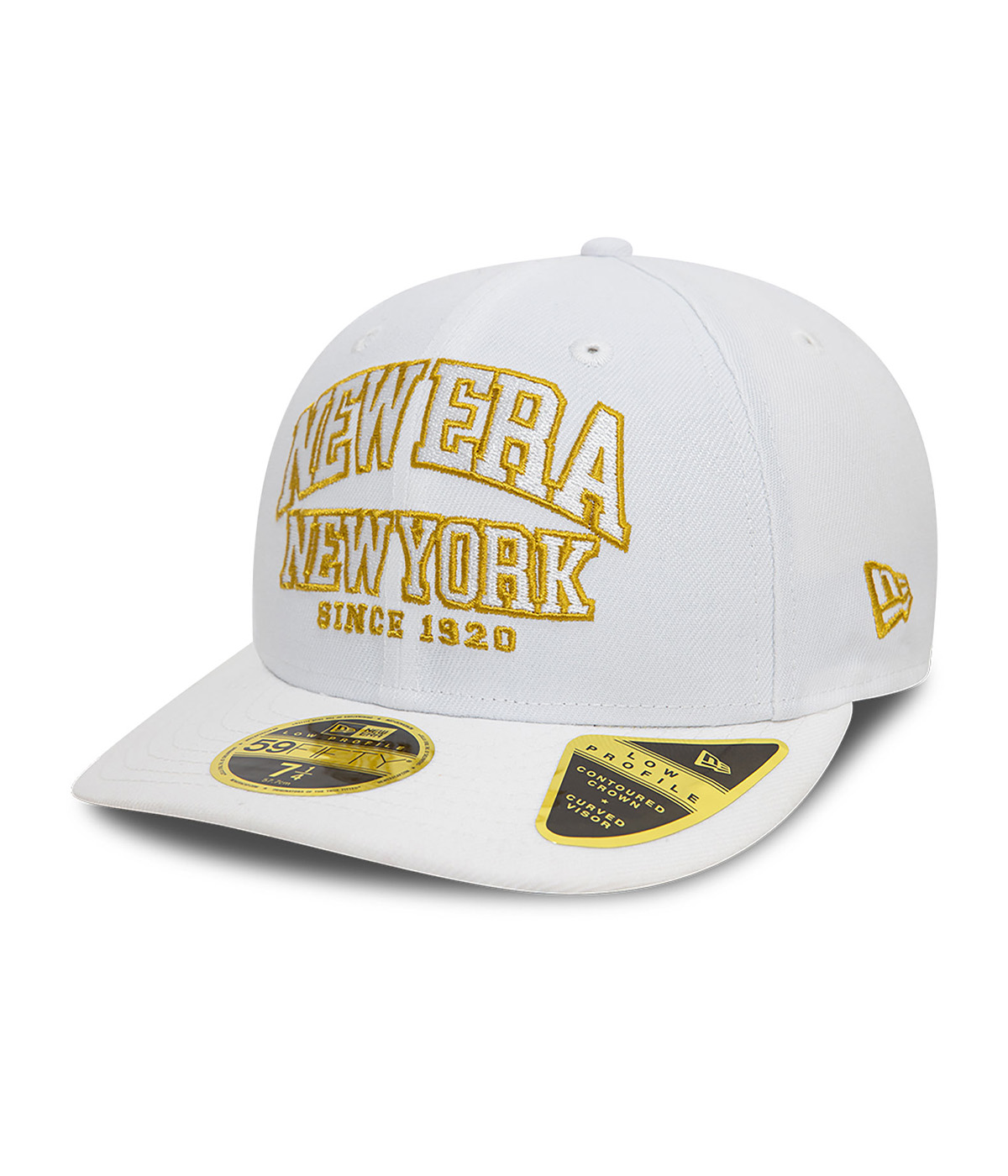 New Era - Keps Wordmark 59Fifty Pc New Era - White - 7 1/4