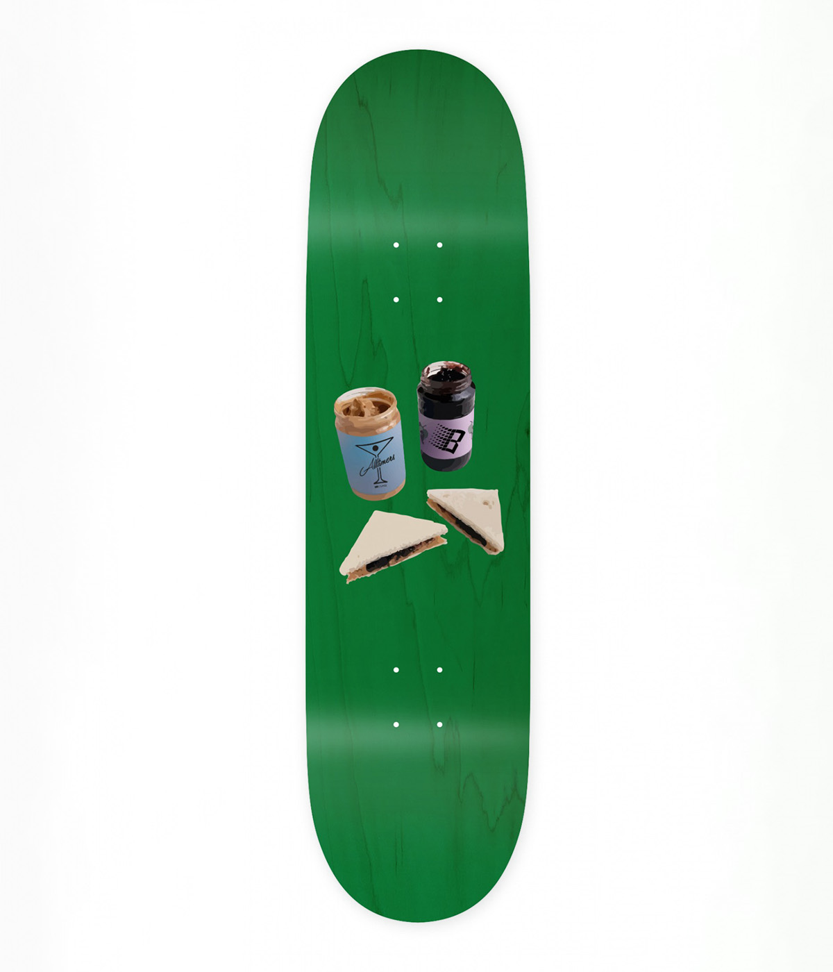 Alltimers - "Skateboard 8.5"" PB & J" - Multi - 8.5"
