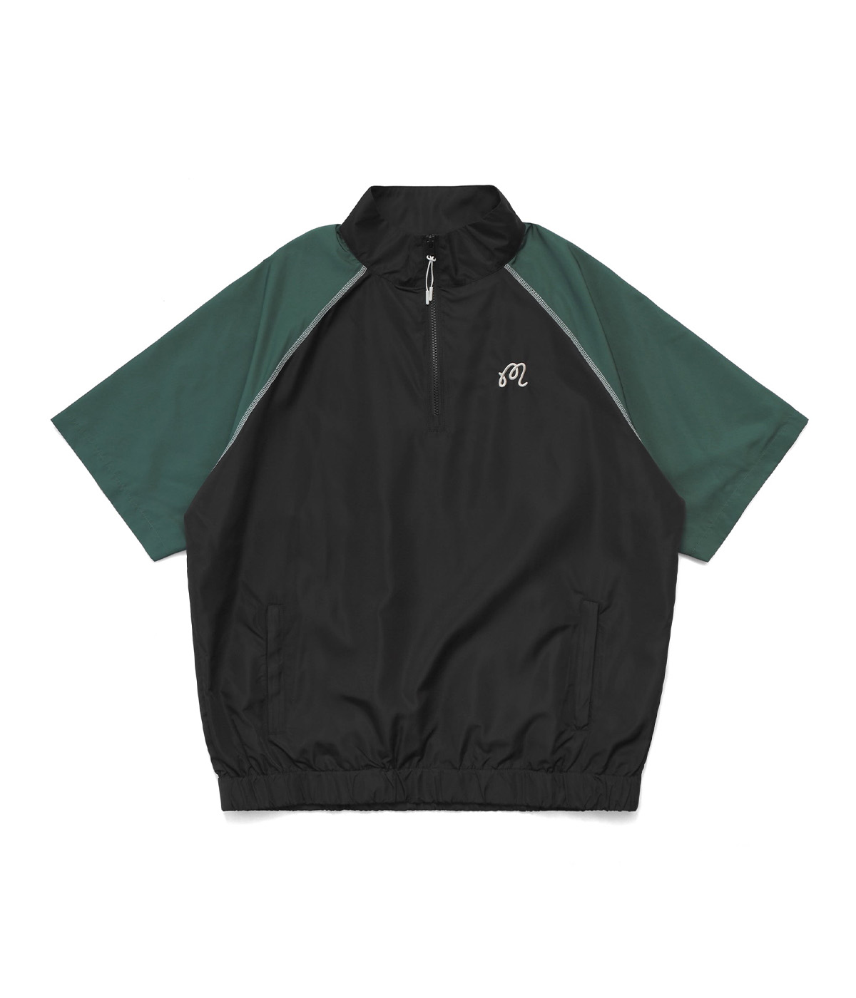 Malbon Golf Windshirt Wyatt Bistro Green Onyx