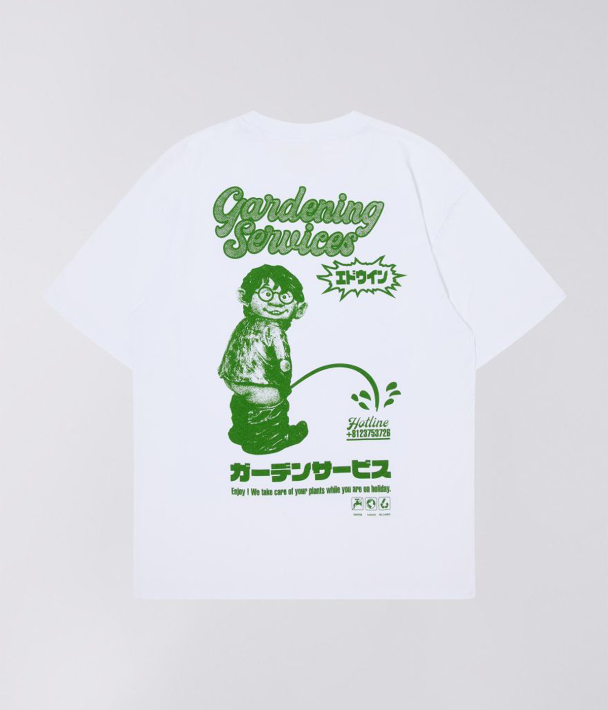 Edwin - T-shirt Gardening Services - White - M