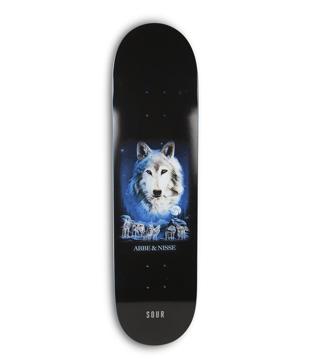 Sour Solution - Skateboard Nisse & Albert – Wolfpack 8.125" - Multicolor - 8.125"