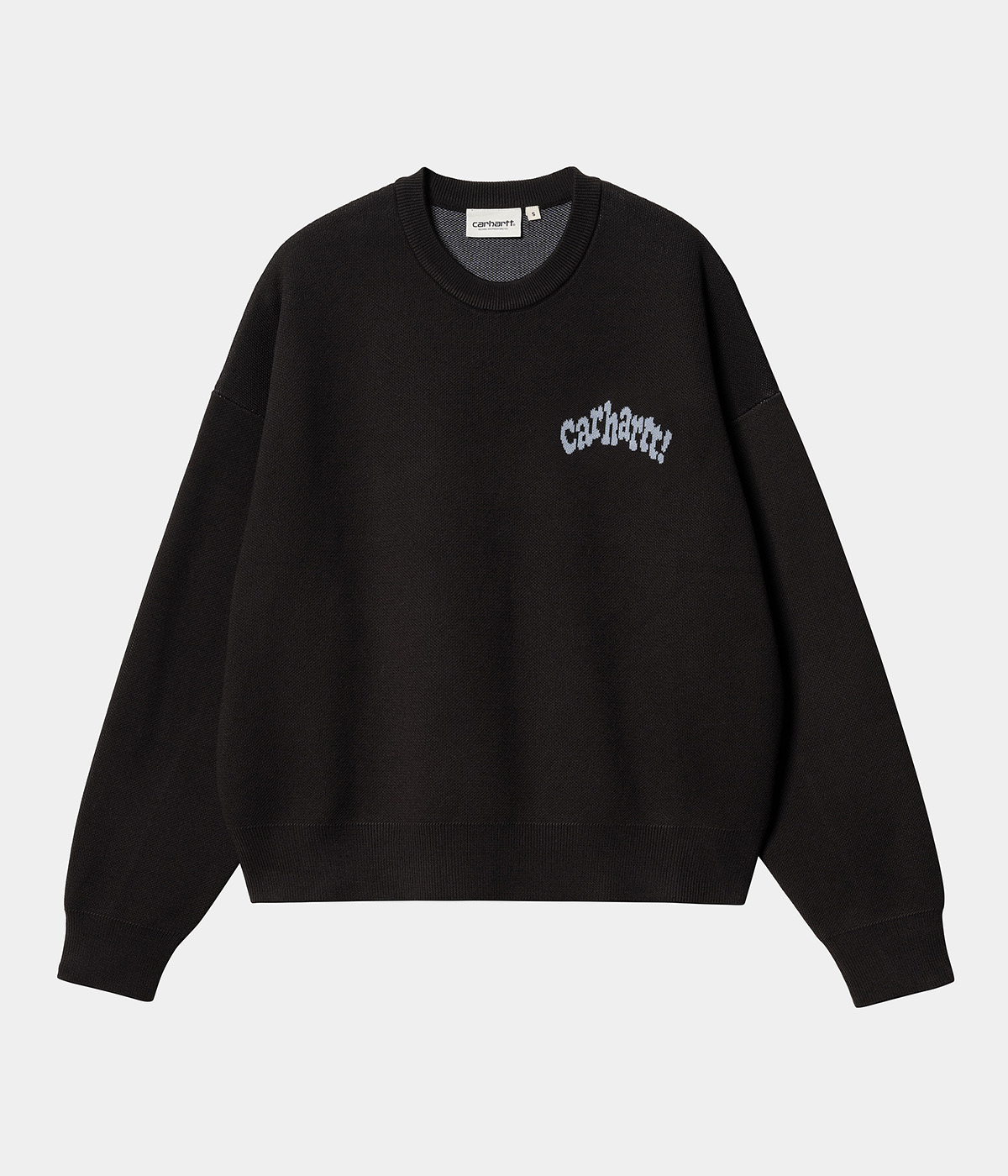 Carhartt Sweater W Amour Black Misty Sky