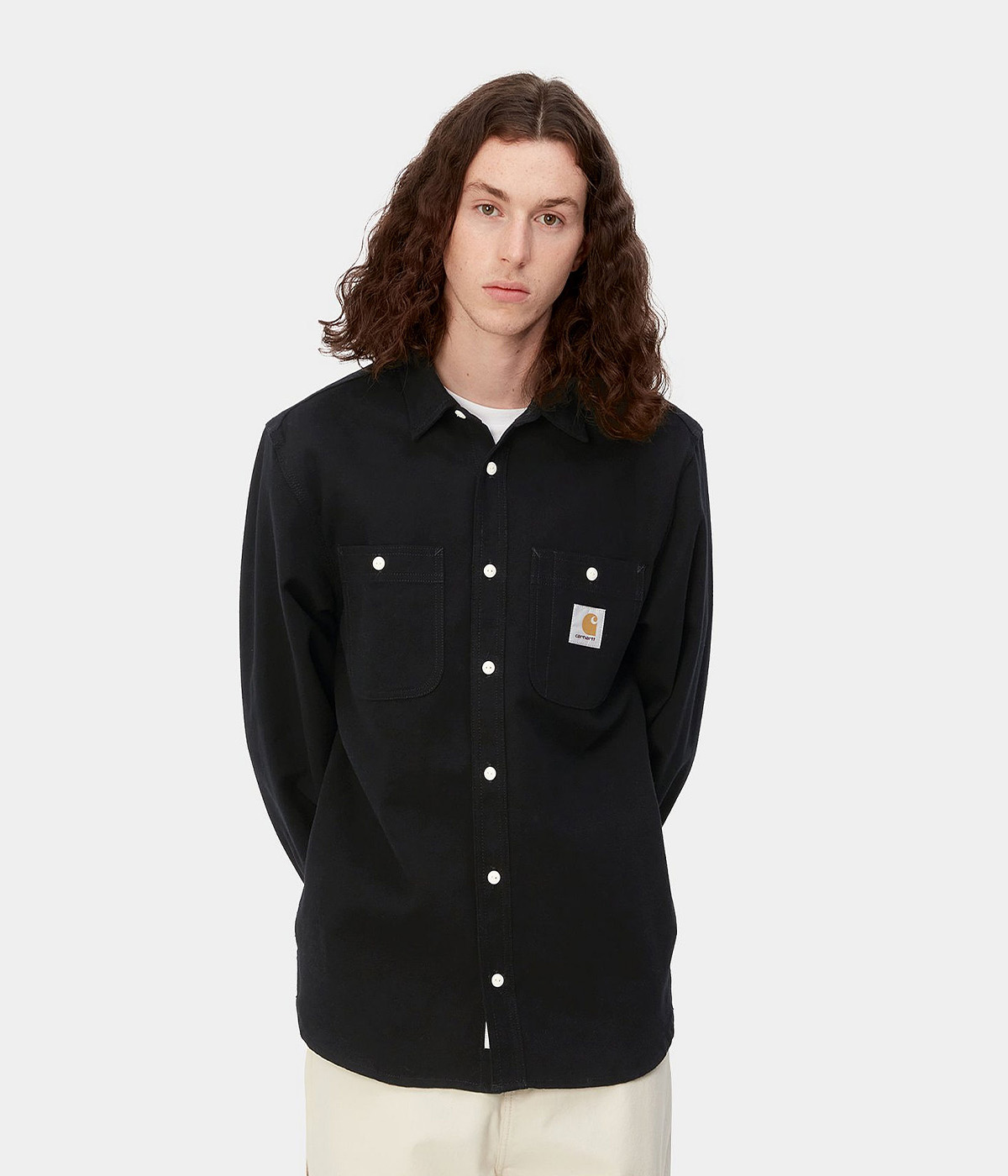 Carhartt - Shirt L/S Clink - Black - M