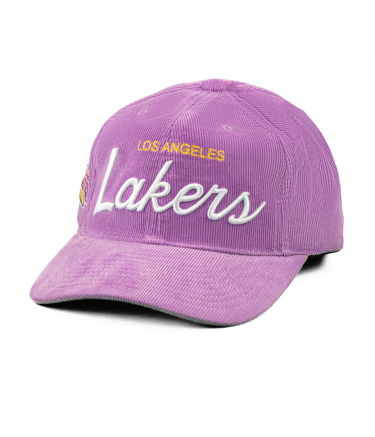 Mitchell & Ness - Montage Cord Snapback - Los Angeles Laker Cap - Purple - One Size