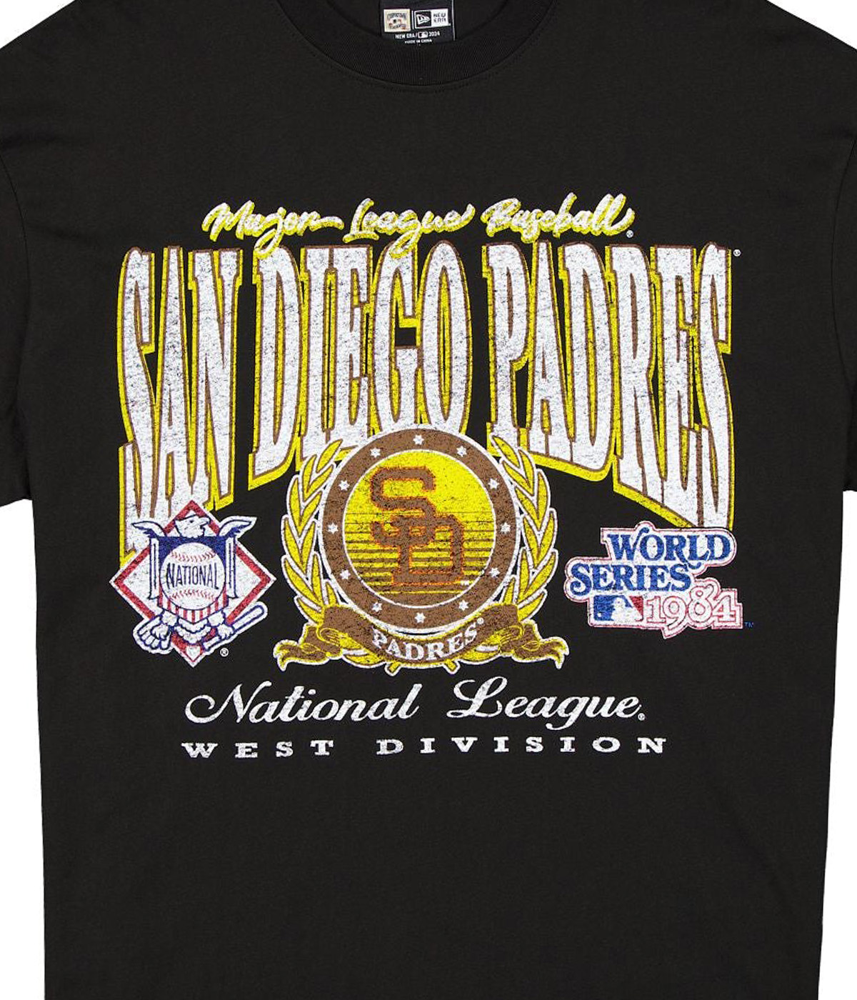 Tシャツ・カットソー New Era MLB San Diego Padres Line Logo T-Shirt Botanical Gar 13334254_T-