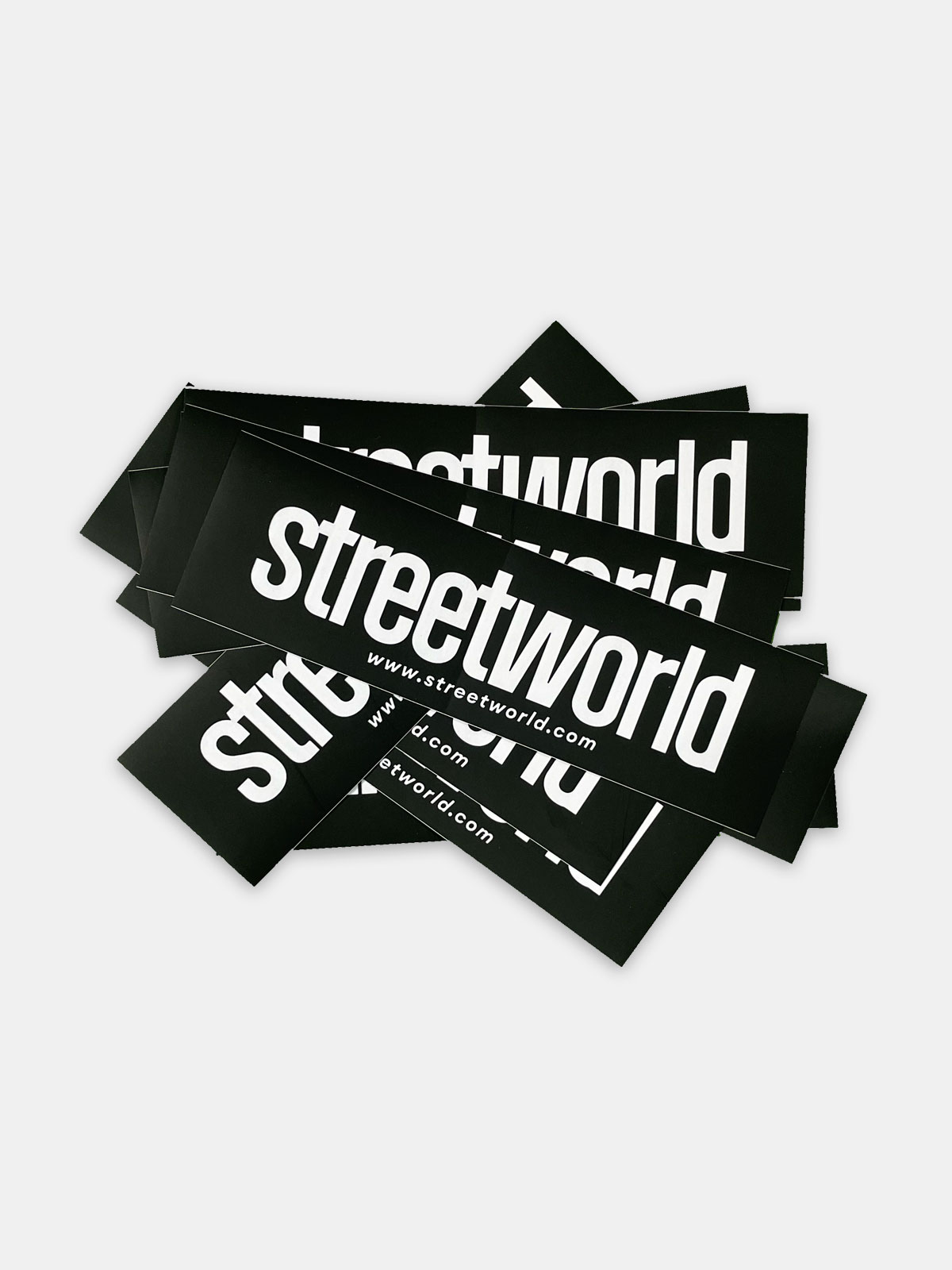 Streetworld - Klistermärken Logo 10-pack - Black - One Size