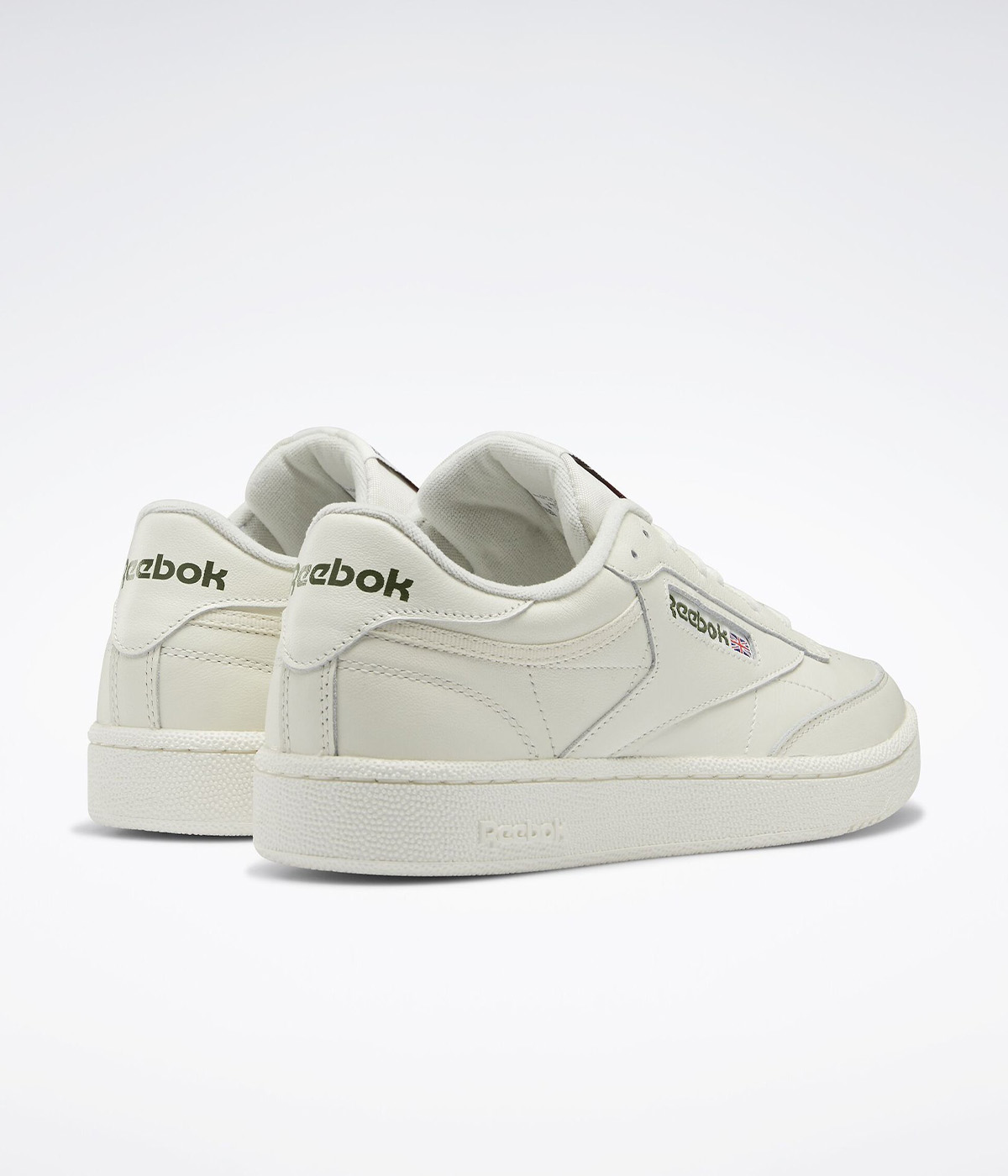Reebok classic club c 85 chalk green top