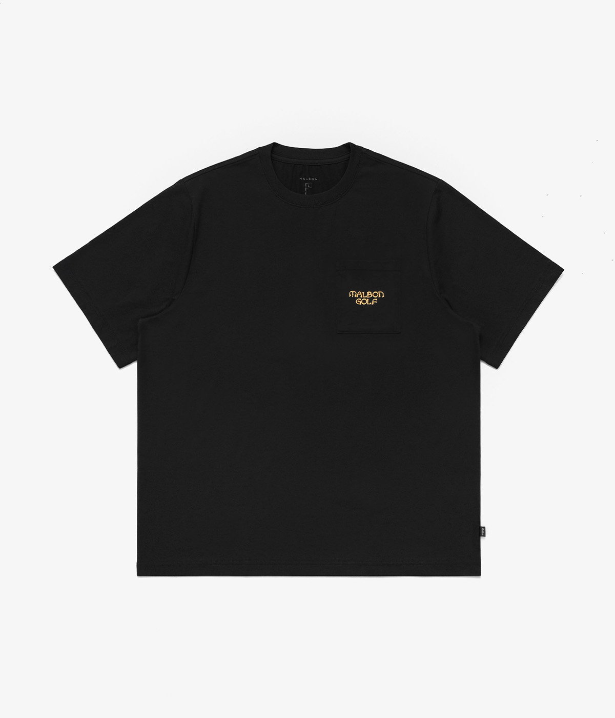 Tシャツ・カットソー Malbon Golf BENTIL Fleece Half Zip T-Shirt BLACK M4323PTL01B Malbon Golf T-shirt Malbon X Ghostface Killah Short Sleeve