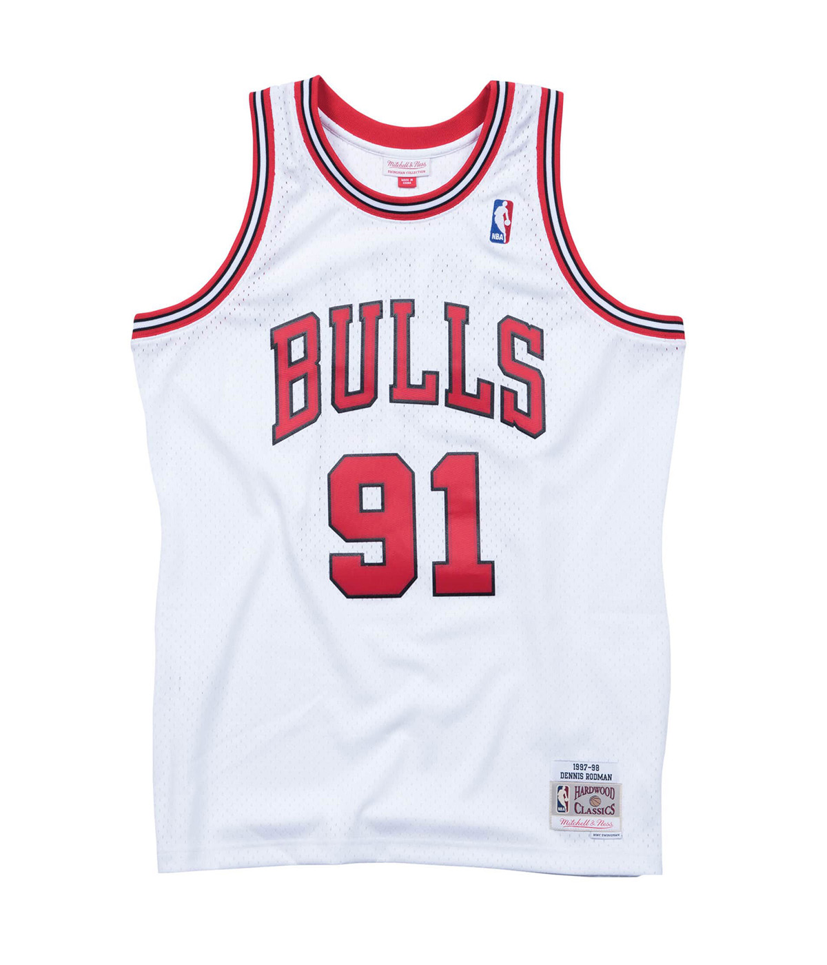 Mitchell & Ness - Jersey Swingman - Dennis Rodman 97-98 - White - S