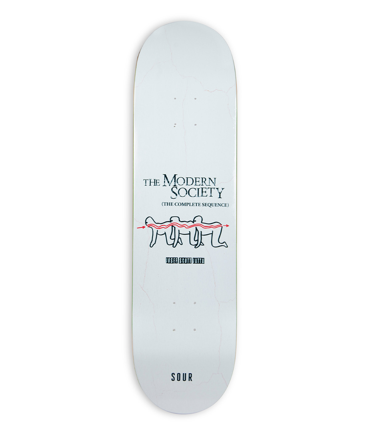 Sour Solution - Skateboard Josef – Society 8.375" - Multicolor - 8.375"