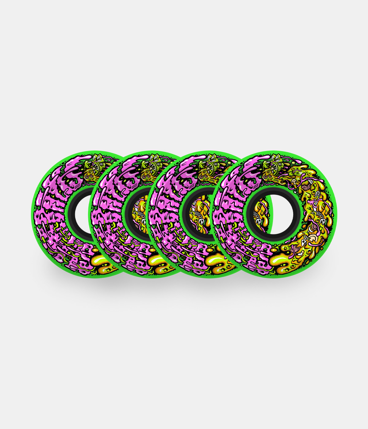 Slime Balls Wheels - Wheels Dirty Donny Mini OG Slime 78 A - Multicolor - 54, 5 mm
