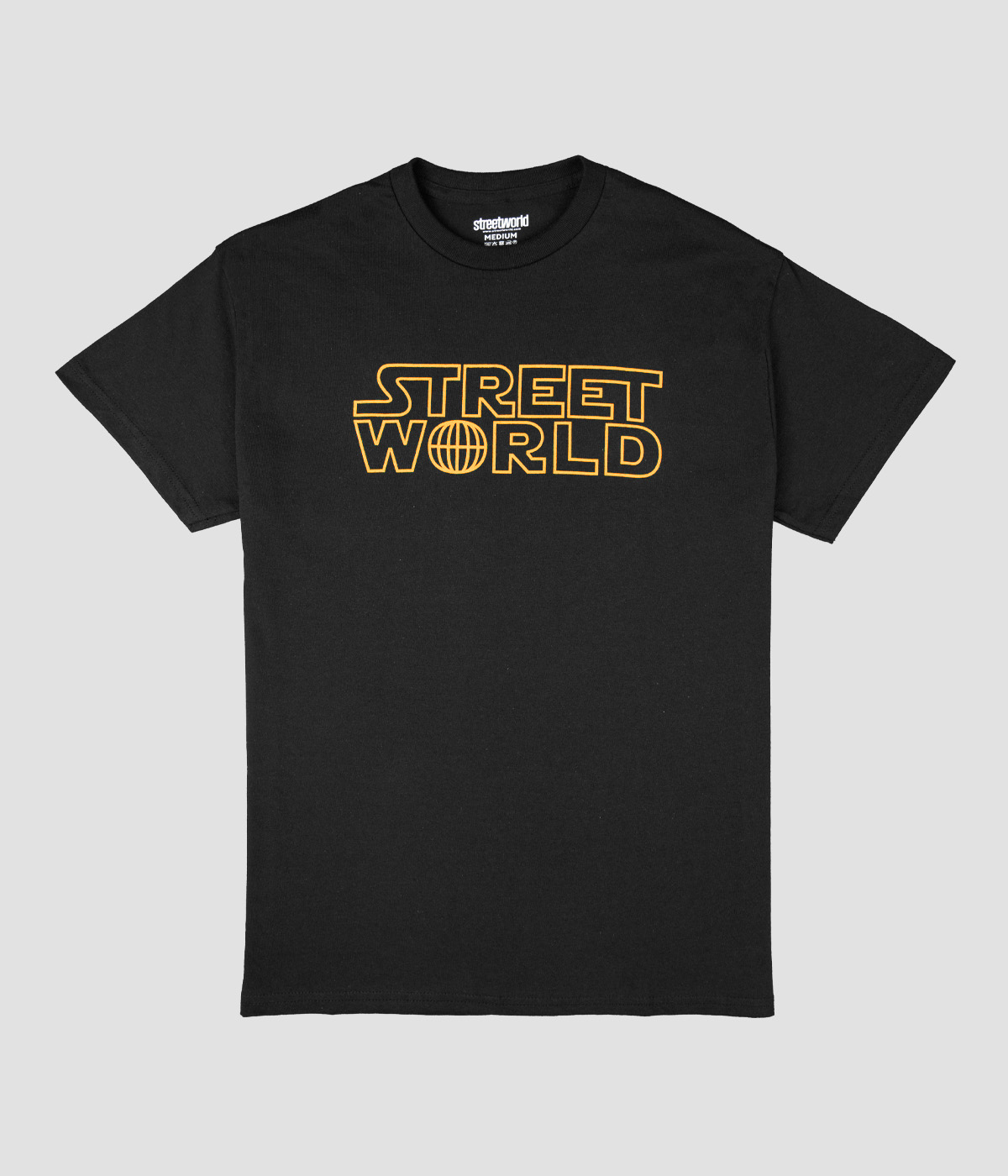 Streetworld - T-shirt Streetworld Orange Force - Black - S