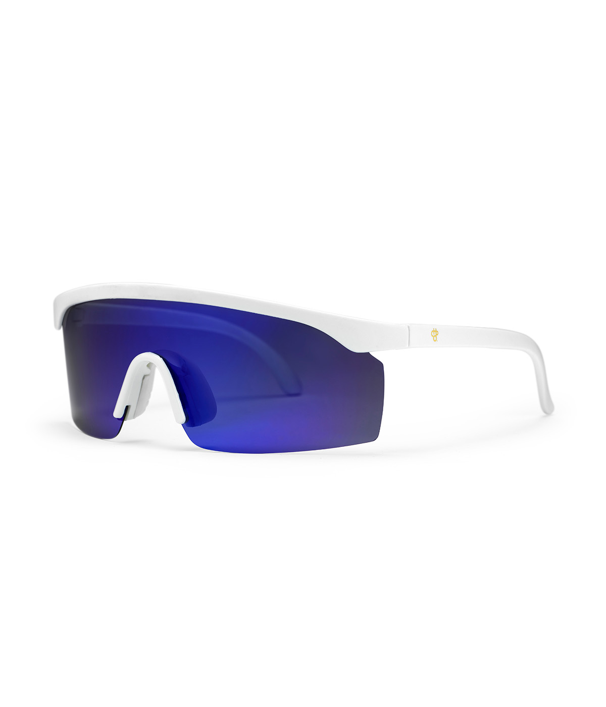 Chpo Brand - Sunglasses Lelle - White/Blue Mirror - One Size