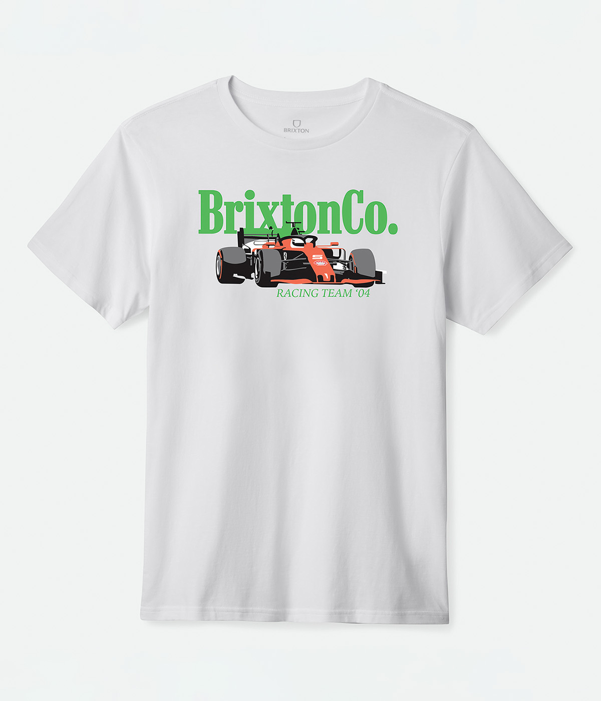 Brixton - T-shirt Neon Formula S/S - White/Green - S