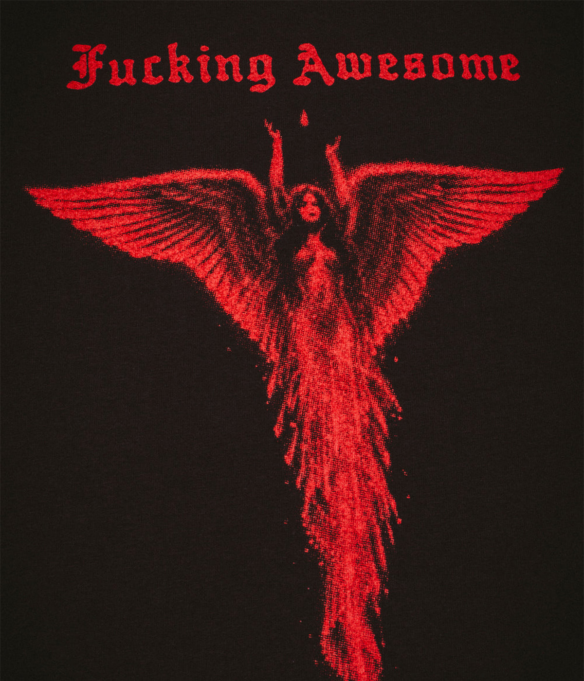 【FUCKING AWESOME】SERAPHIM TEE BLACK Fucking Awesome Seraphim T Shirt Black Shortsleeves Fucking