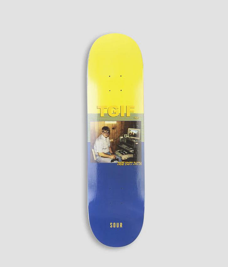 Sour Solution - Josef TGIF2 Skateboard 8.25" - Multicolor - 8.25"