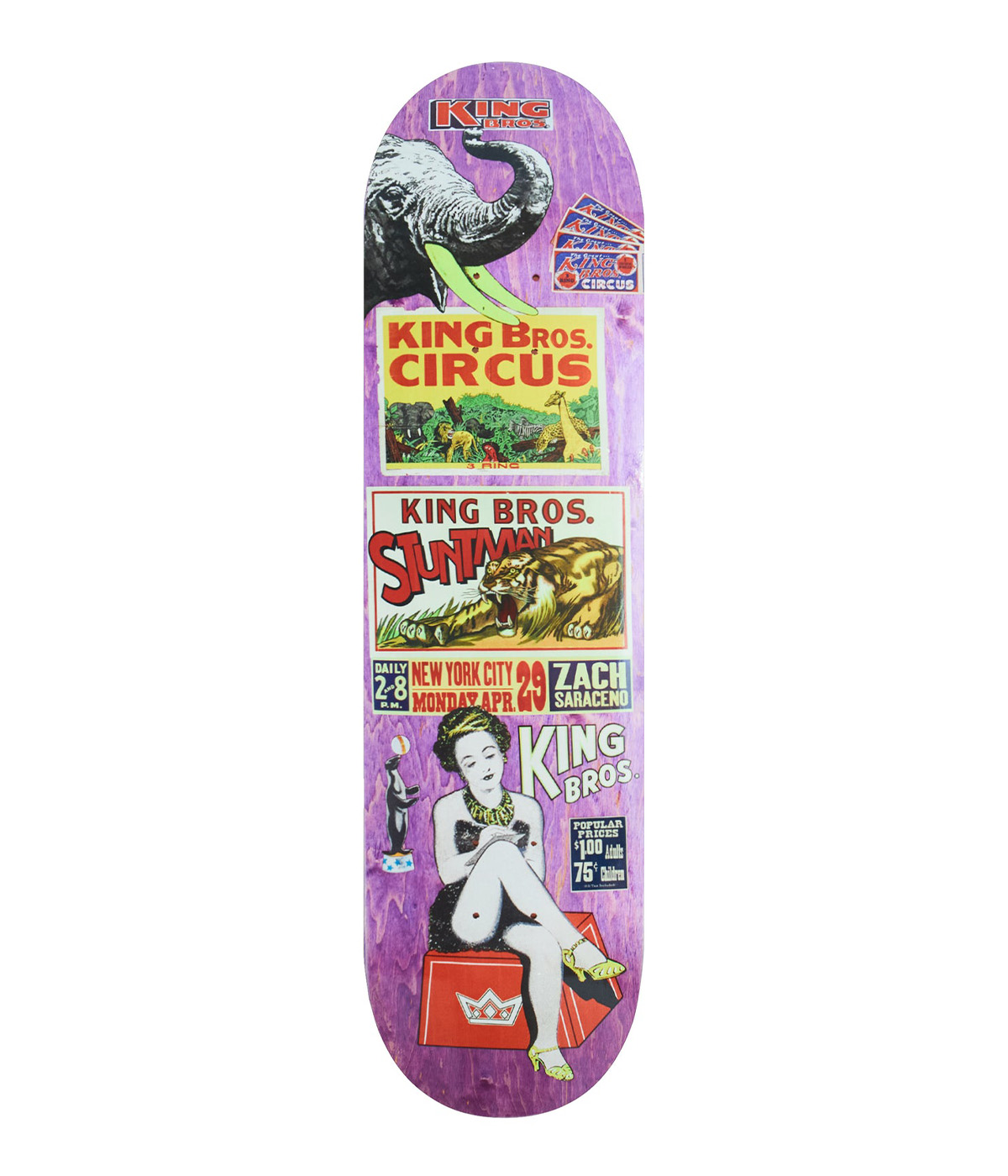 King Skateboards - Zach Bros Skateboard 8.25" - Multicolor - 8.25"