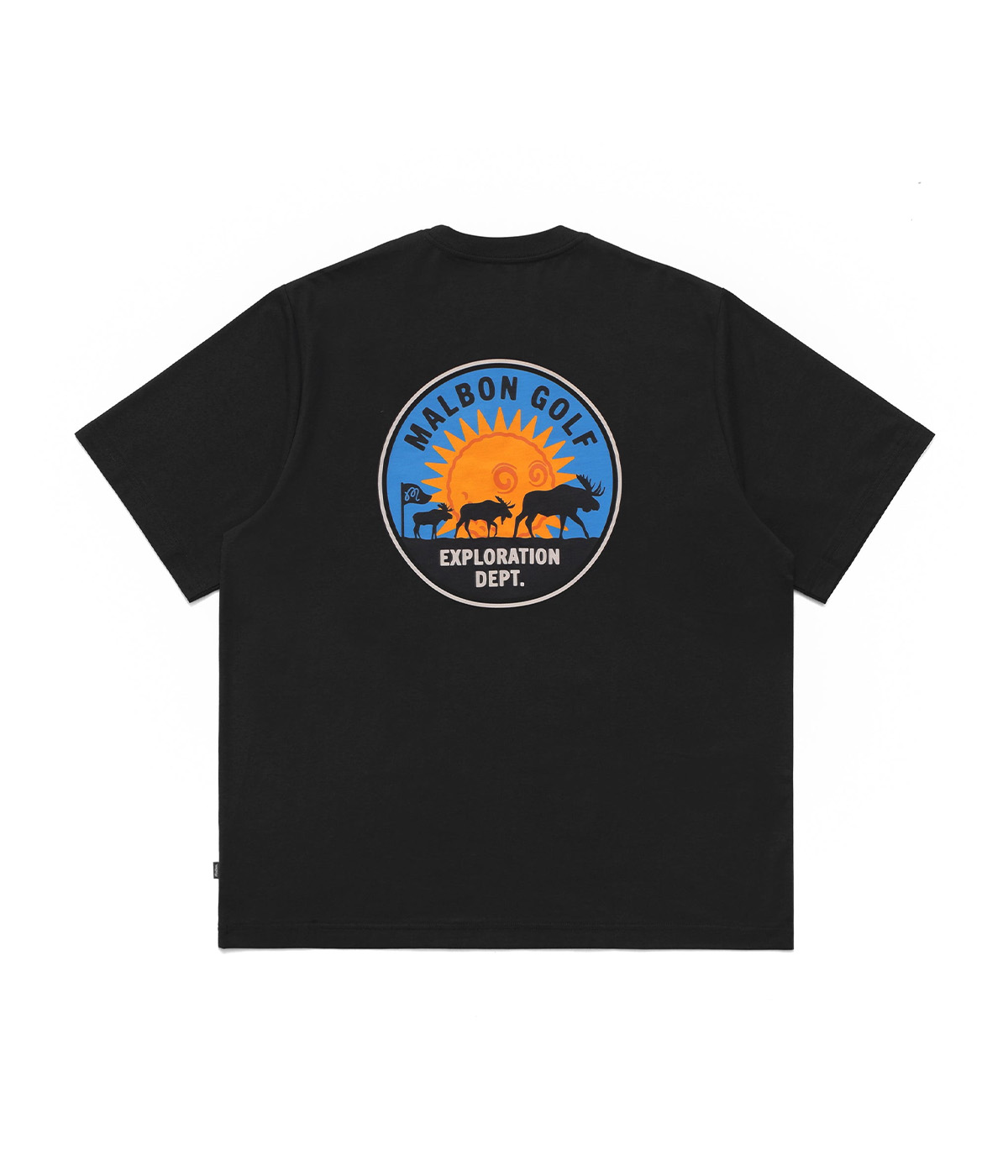 Malbon Golf - T-shirt Exploration Dept SS Tee - Black - S