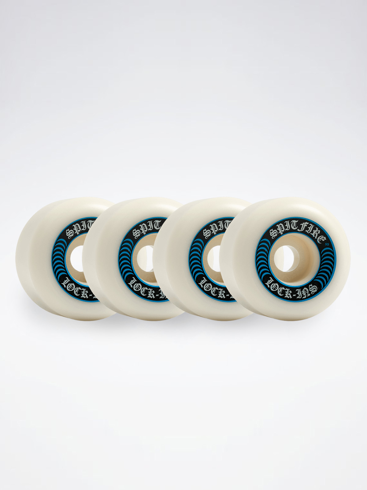 Spitfire Wheels - Lock-Ins 57 mm Wheels - White - 57 mm