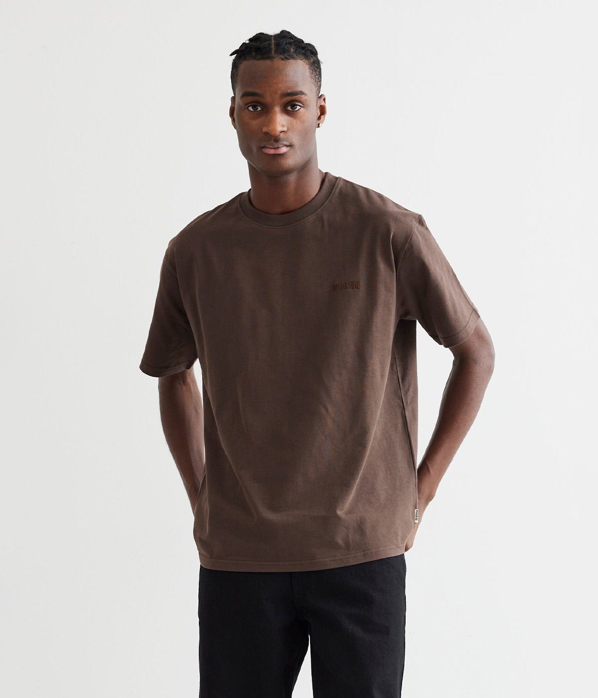 Woodbird - T-shirt WBBaine Base - Brown - XL