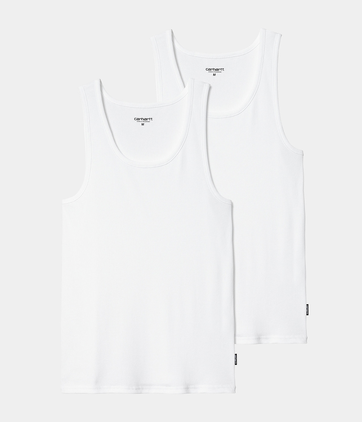 Carhartt - Tanktop A-Shirt 2-pack - White - S