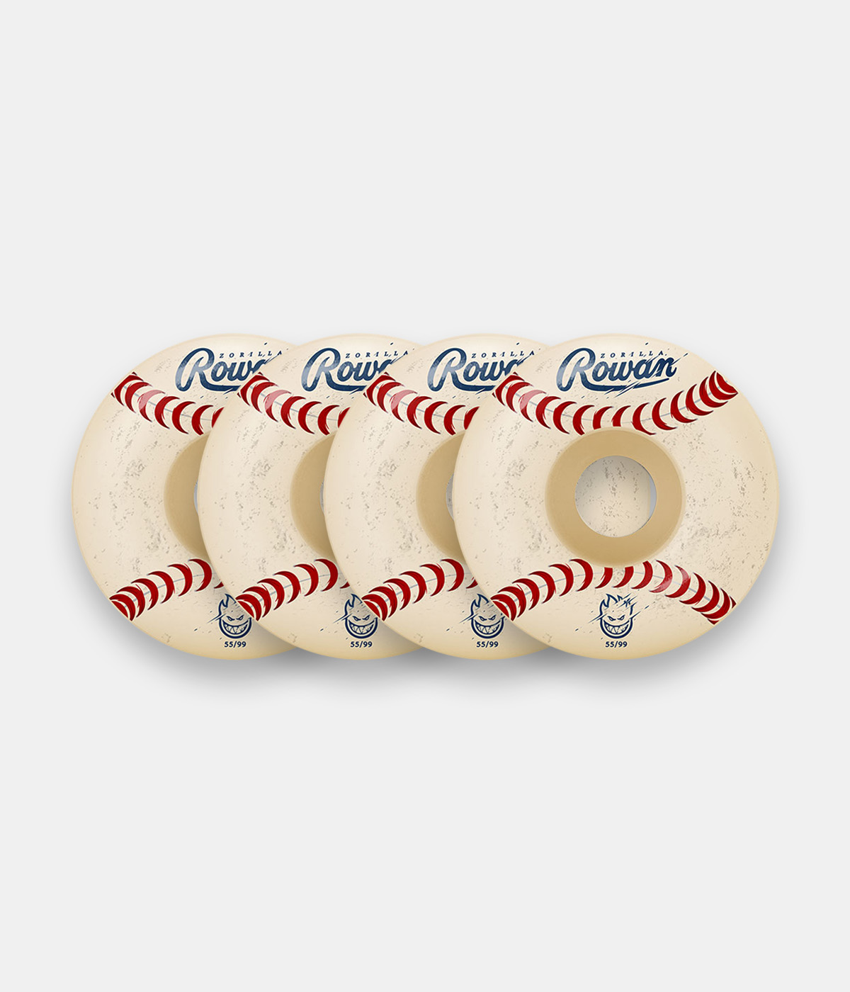 Spitfire Wheels - Wheels F4 99 Rowan Zorilla Spitball Radial Full 55 - Natural - 55 mm
