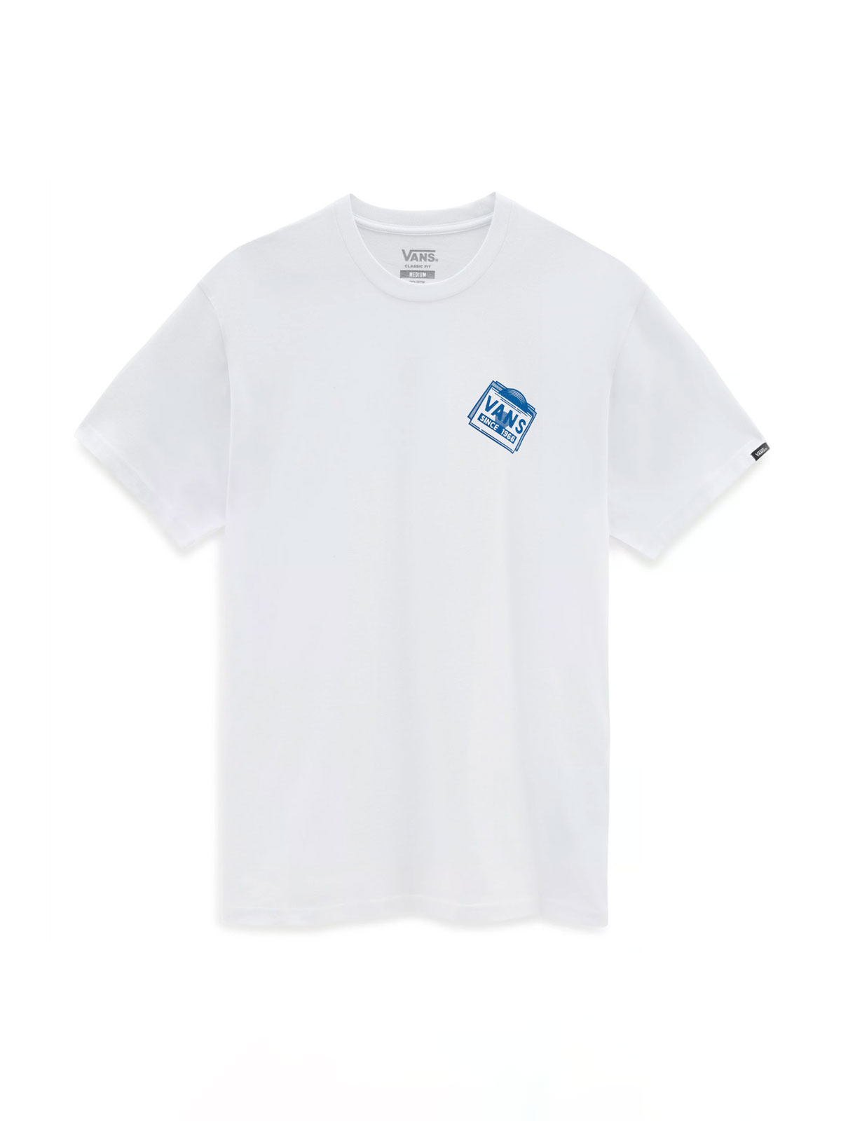 Vans - T-skjorte Record Label - White - M