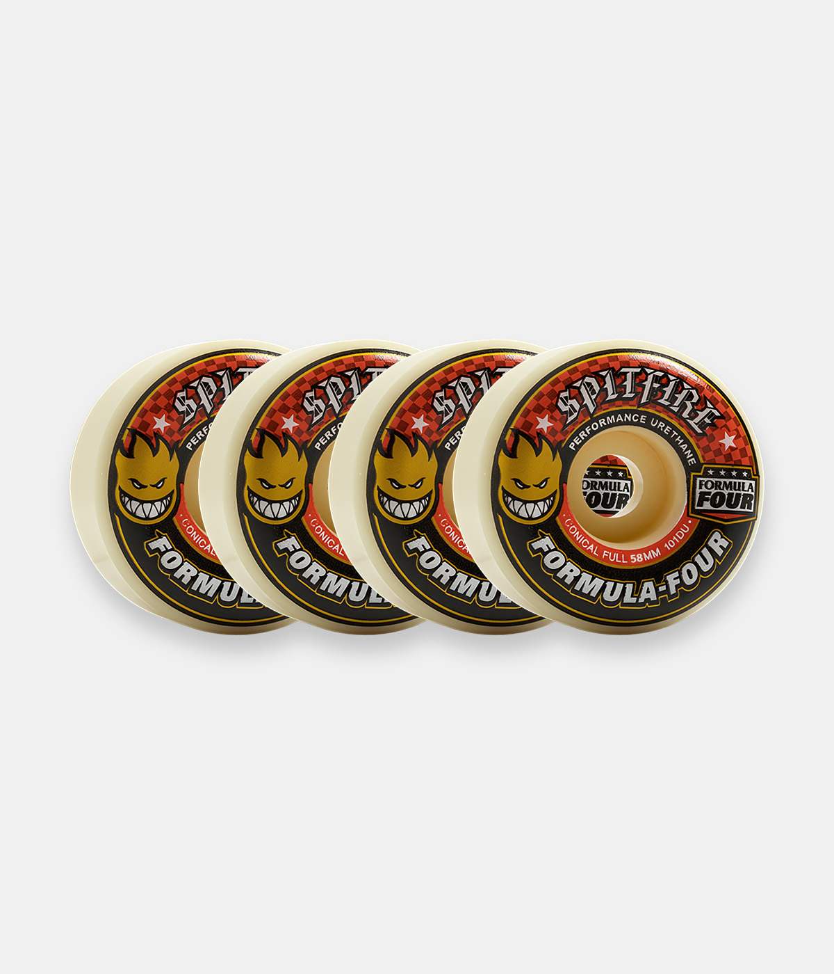 Spitfire Wheels - Wheels F4 101 Conical Full 58 - Natural - 58 mm