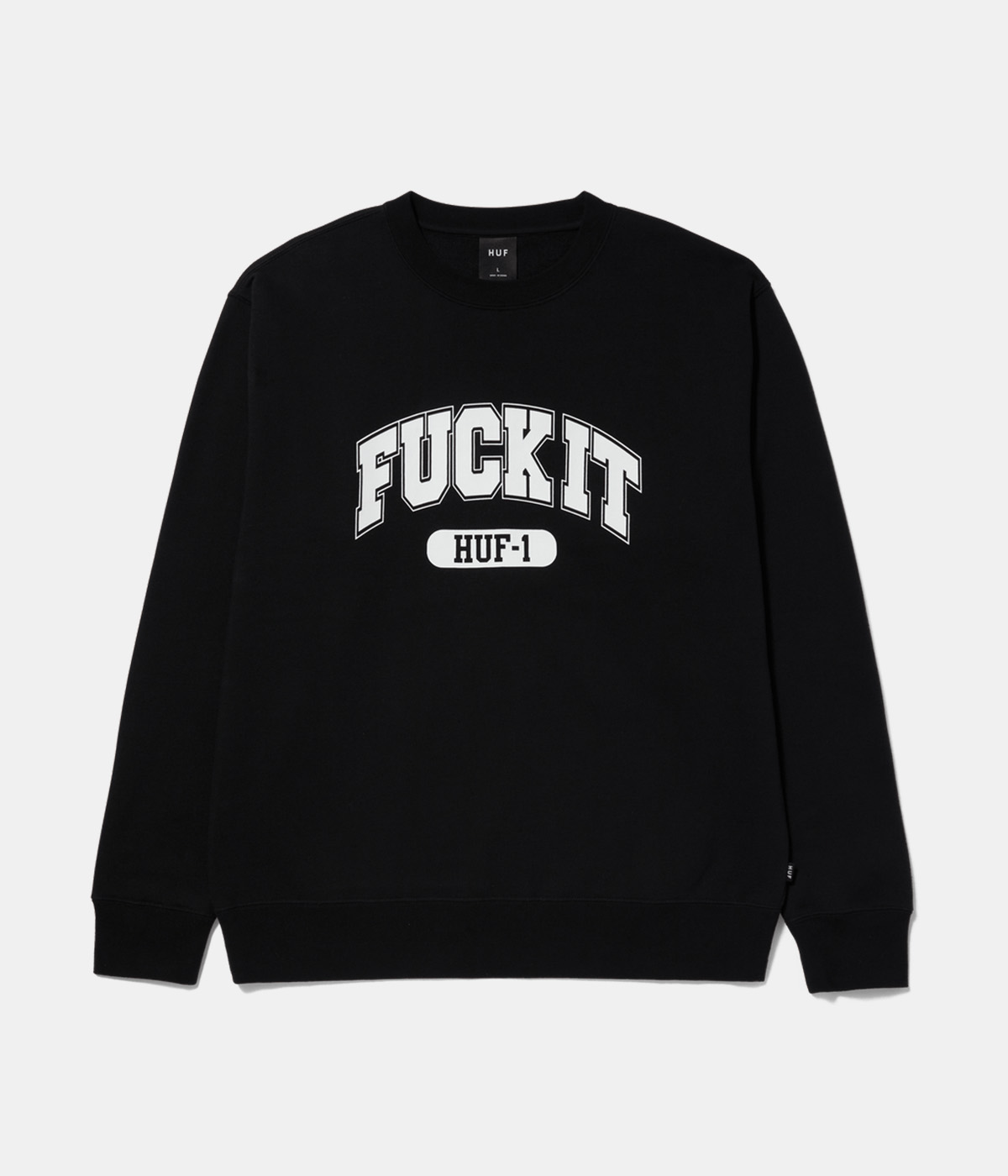 HUF - Sweater Fuck It Crewneck - Black - S