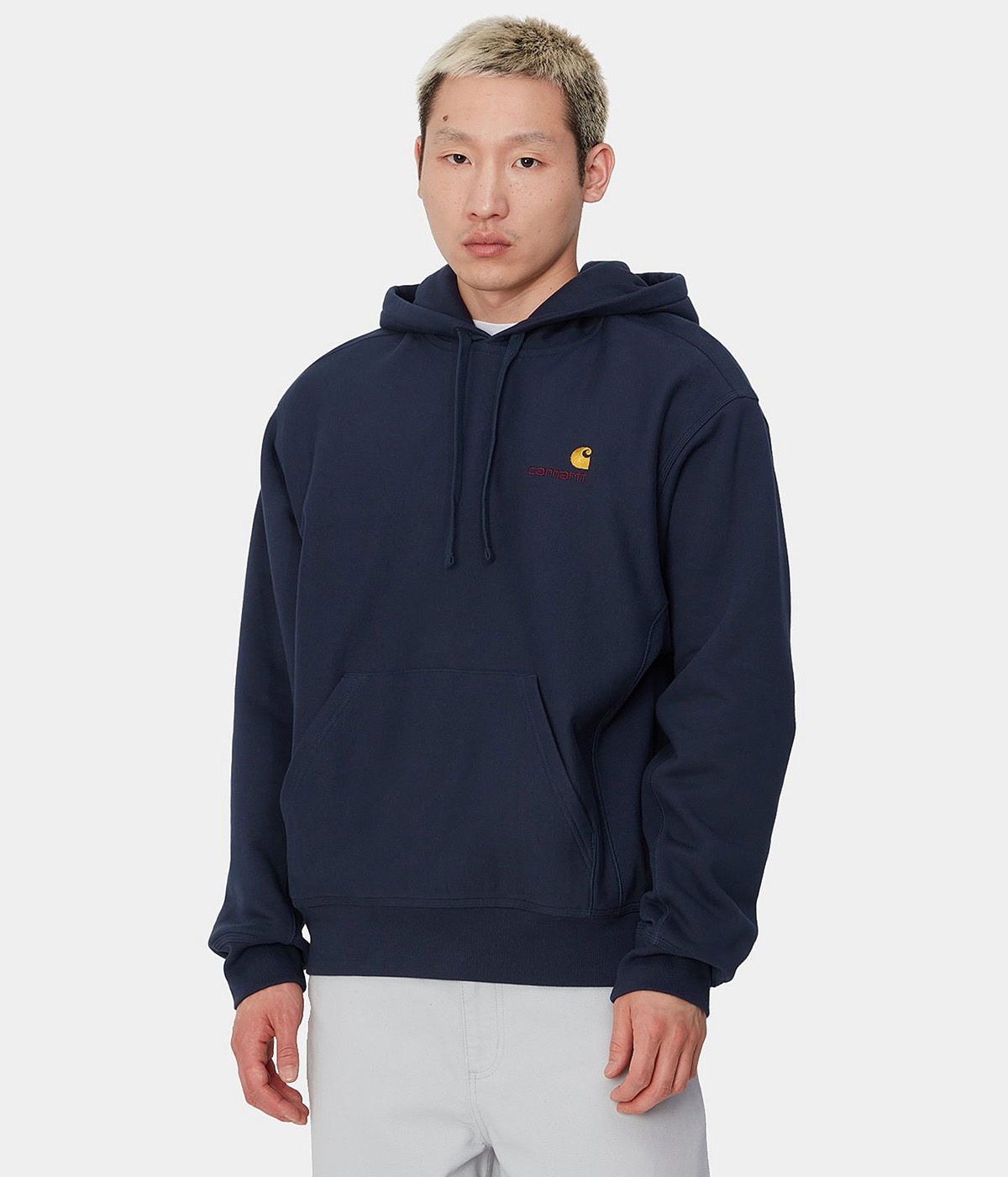 Carhartt - Hooded American Script Sweat - Air Force Blue - XS