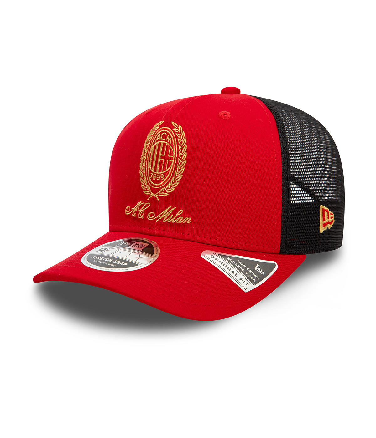 New Era - Heritage Gold 9fifty SS AC Milan - Red - S/M