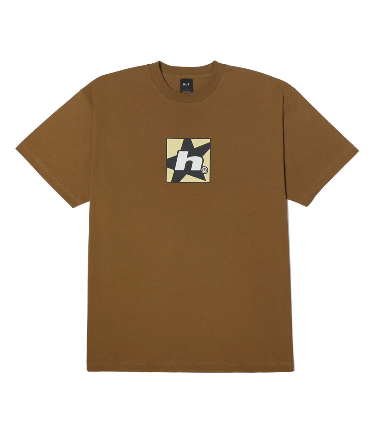 HUF - T-shirt H Star - Mud - S