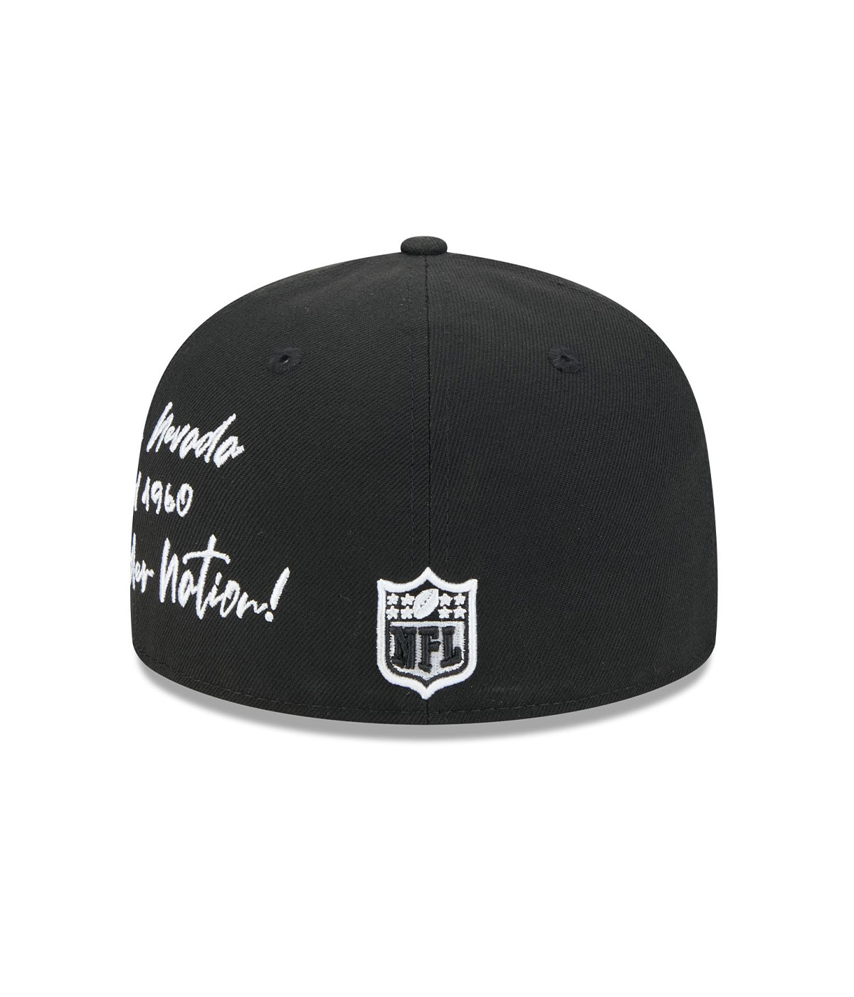 New Era Cap 59FIFTY Team Verbiage Las Vegas Raiders Black