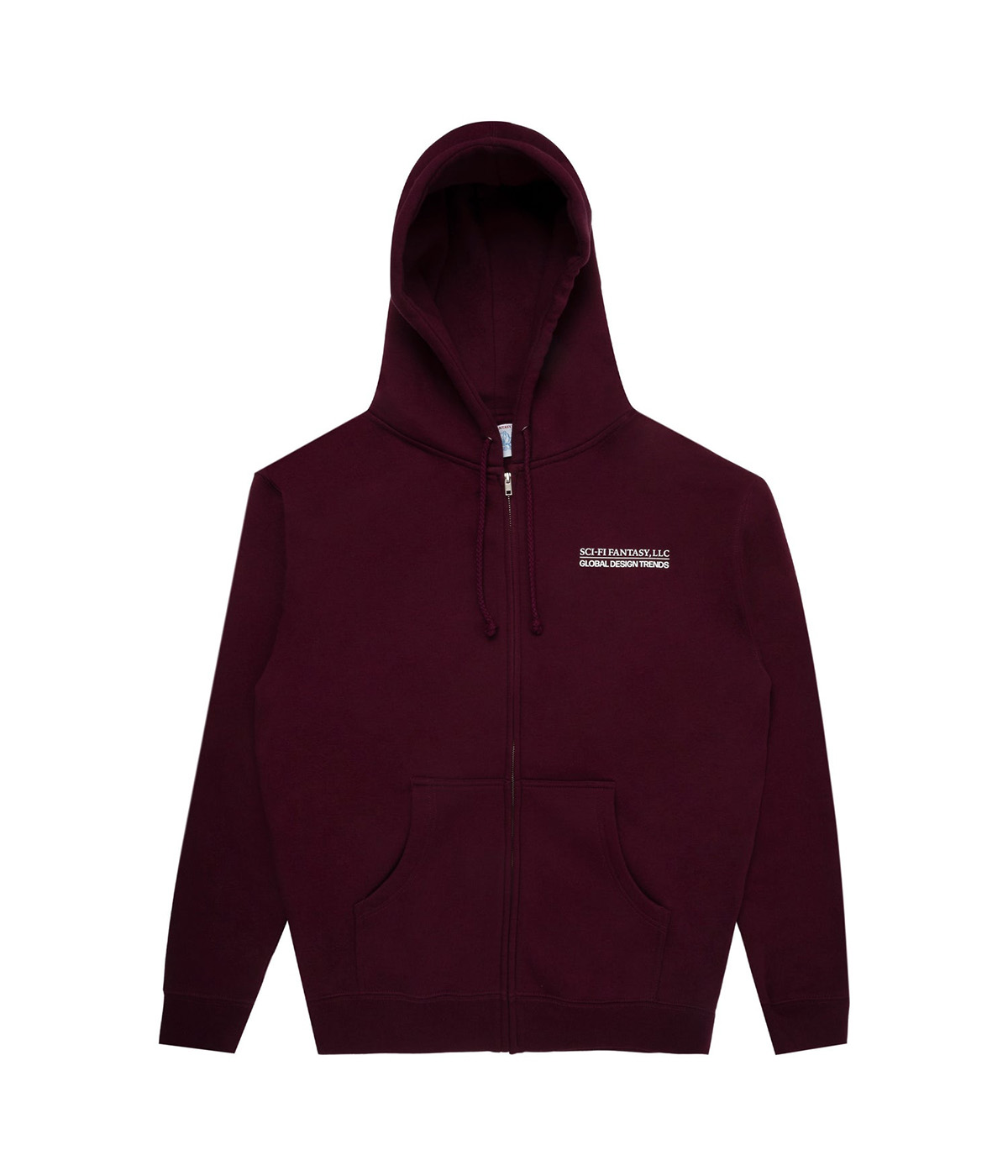 Sci Fi Fantasy Zip Hoodie Design Trends Zip Up Maroon